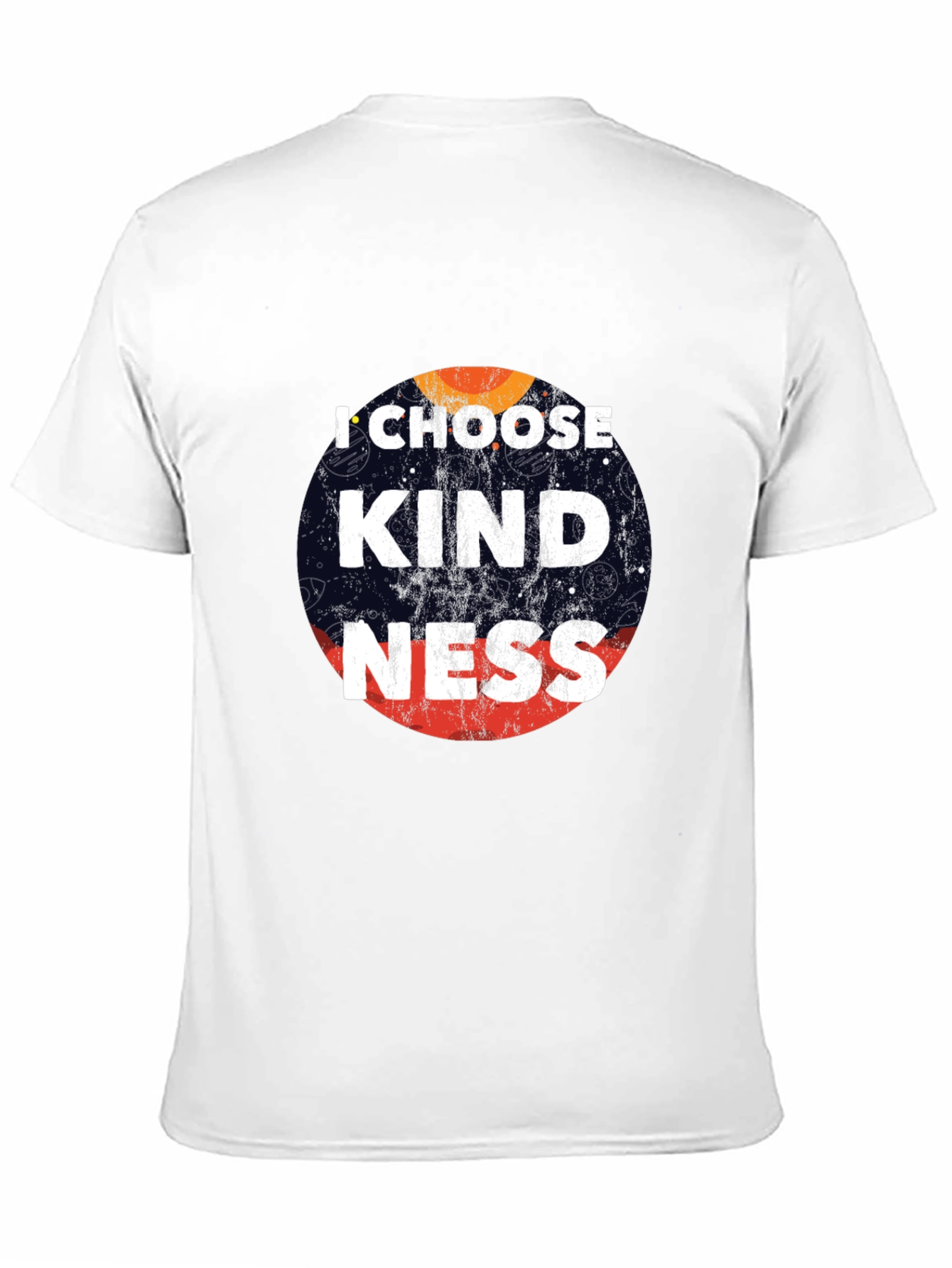 Black I Choose Kindness Graphic Tee - Black Cotton Casual T-Shirt view 11