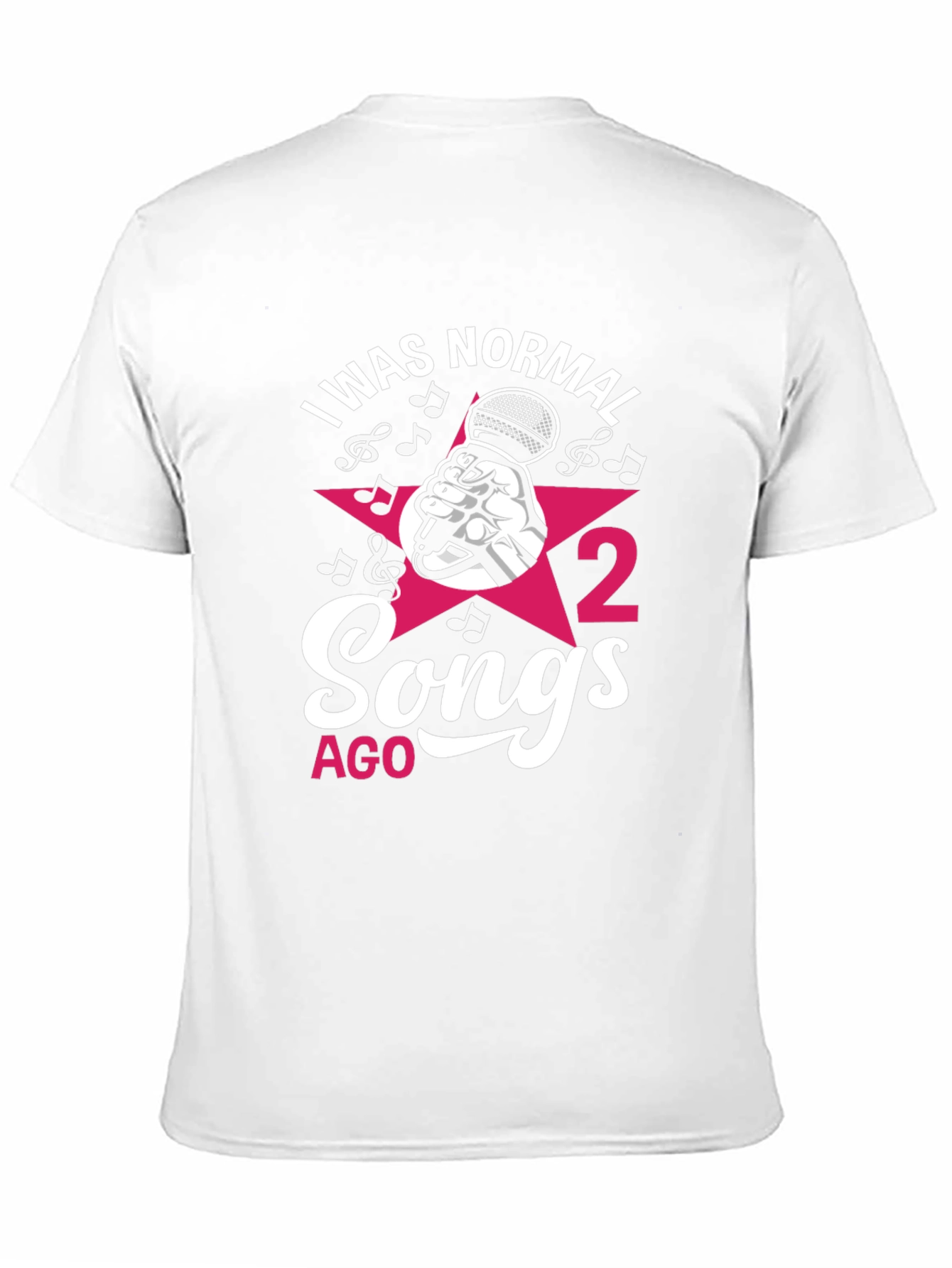 Black I Was Normal 2 Songs Ago Black Graphic Tee view 11