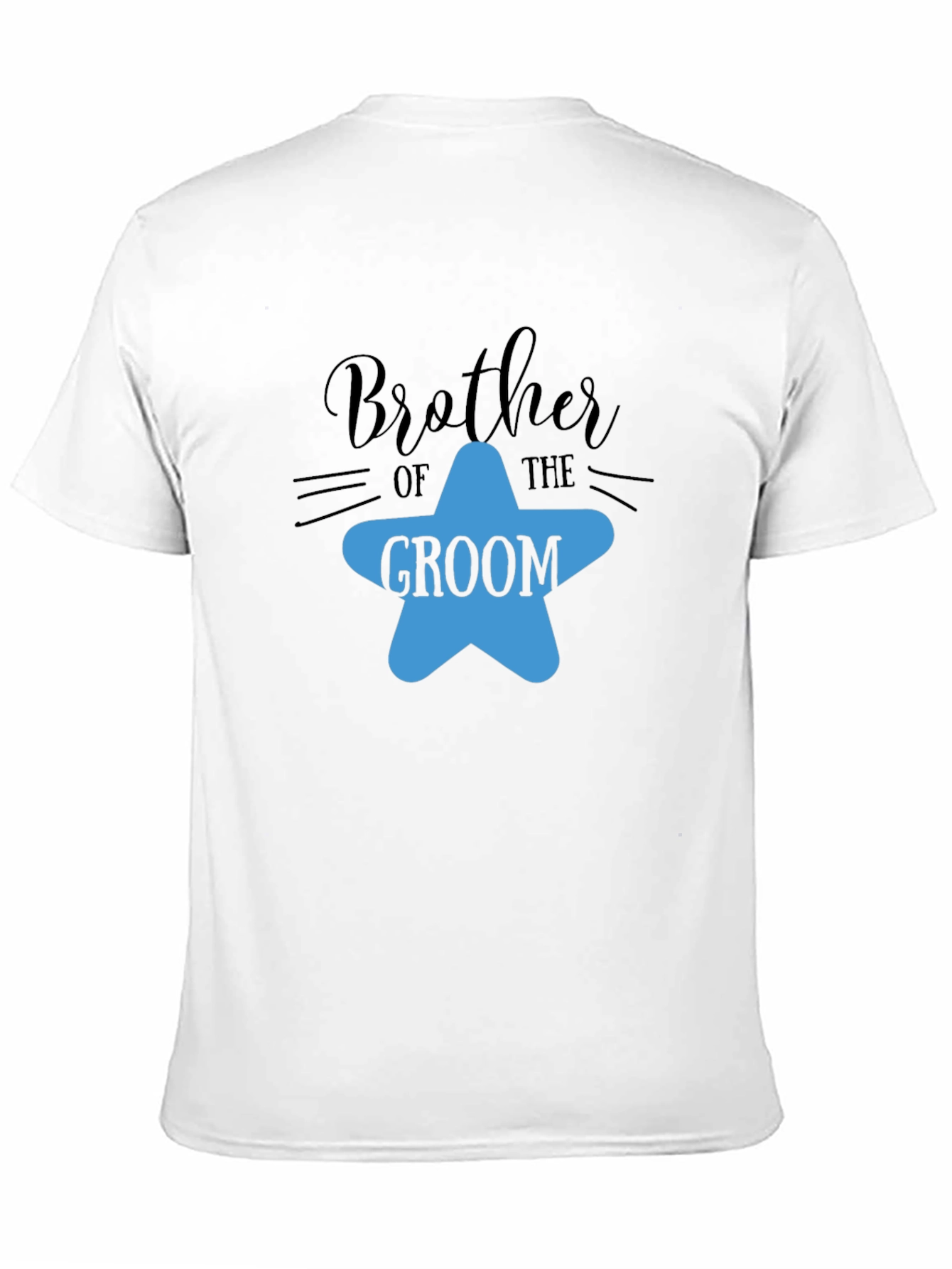 Brother of the Groom T-Shirt - Star Design - 11
