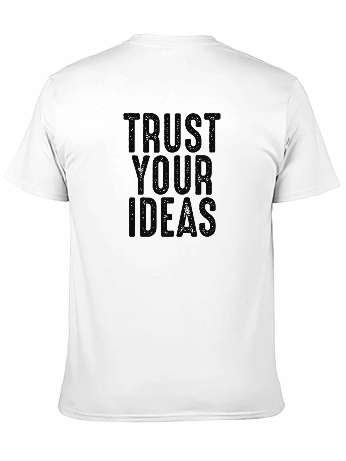 Black Trust Your Ideas Black Graphic Tee view 11