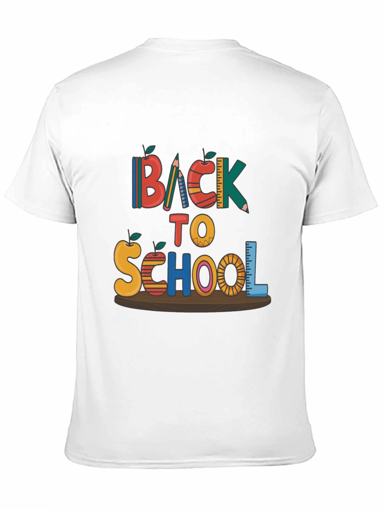 Black Back To School T-Shirt view 11