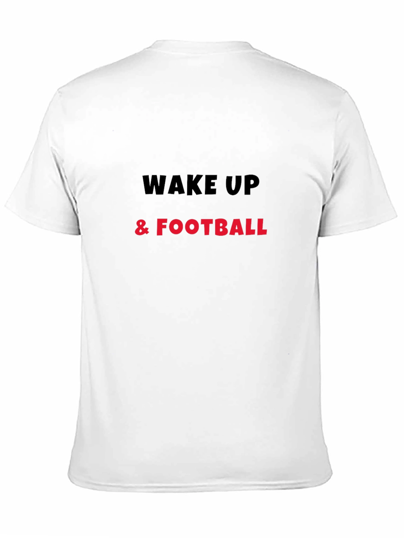 Black Wake Up & Football Black Graphic Tee view 11