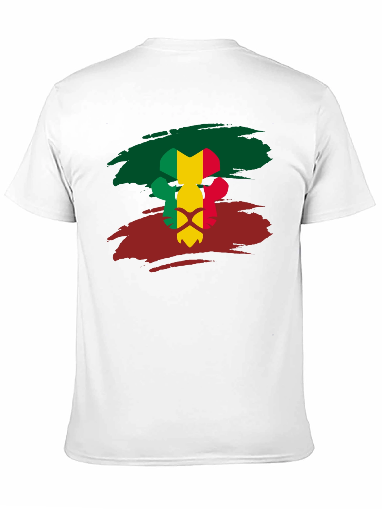 Mali Flag Lion Head T-Shirt - 11