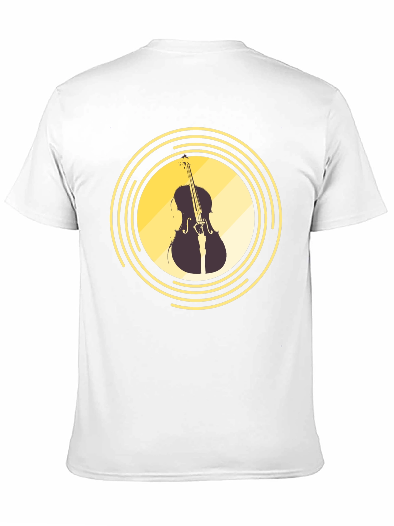 Black Musical Cello Graphic T-Shirt view 11