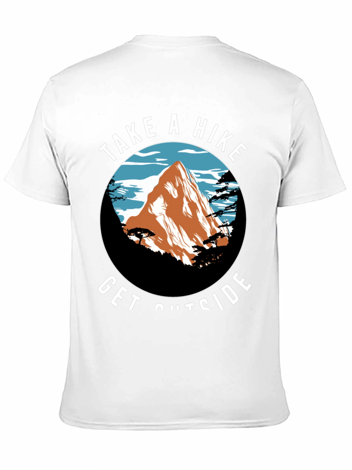 Black Take a Hike Tee - Nature Adventure Shirt view 11