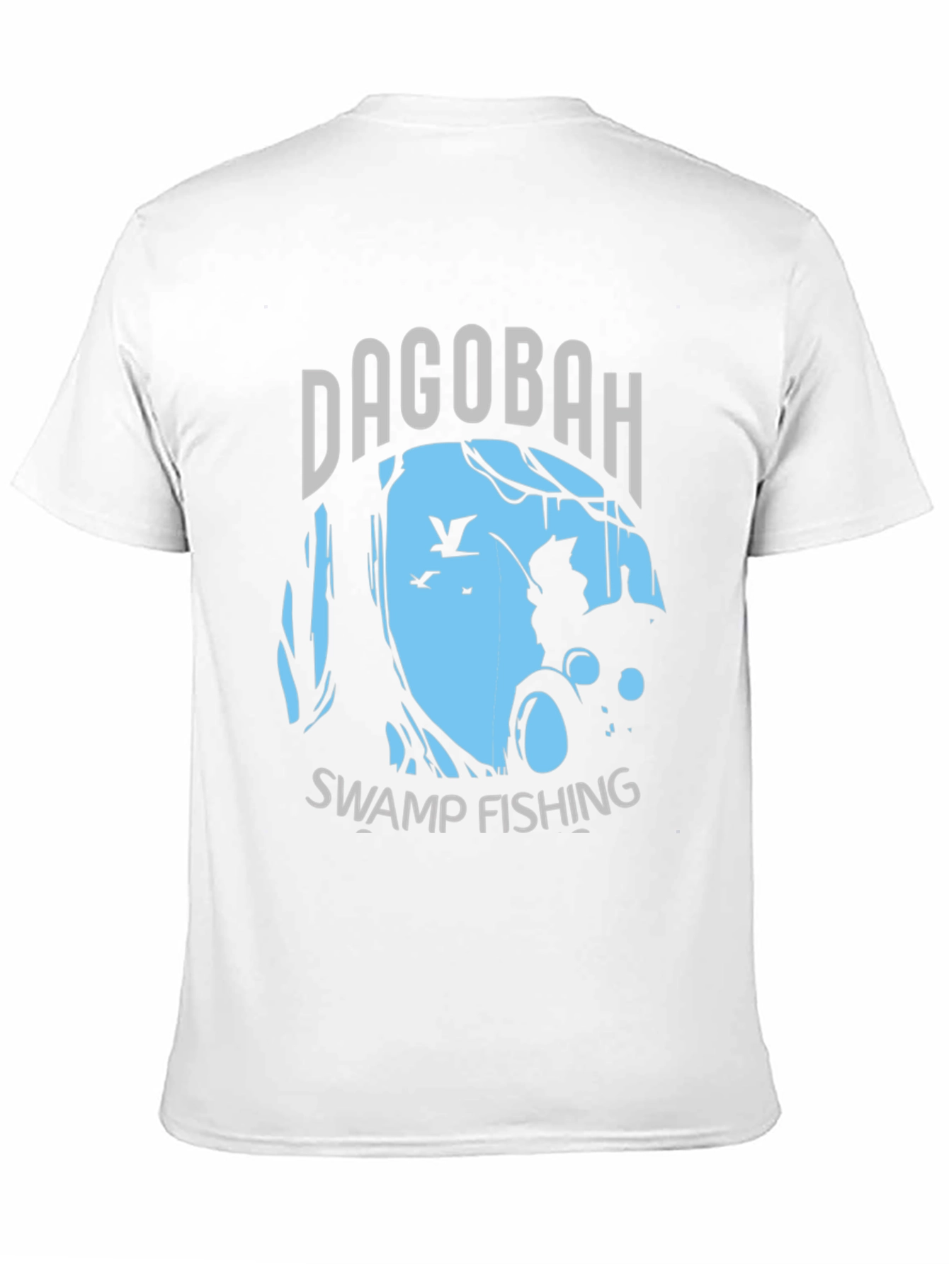 Black Dagobah Swamp Fishing Graphic Tee view 11
