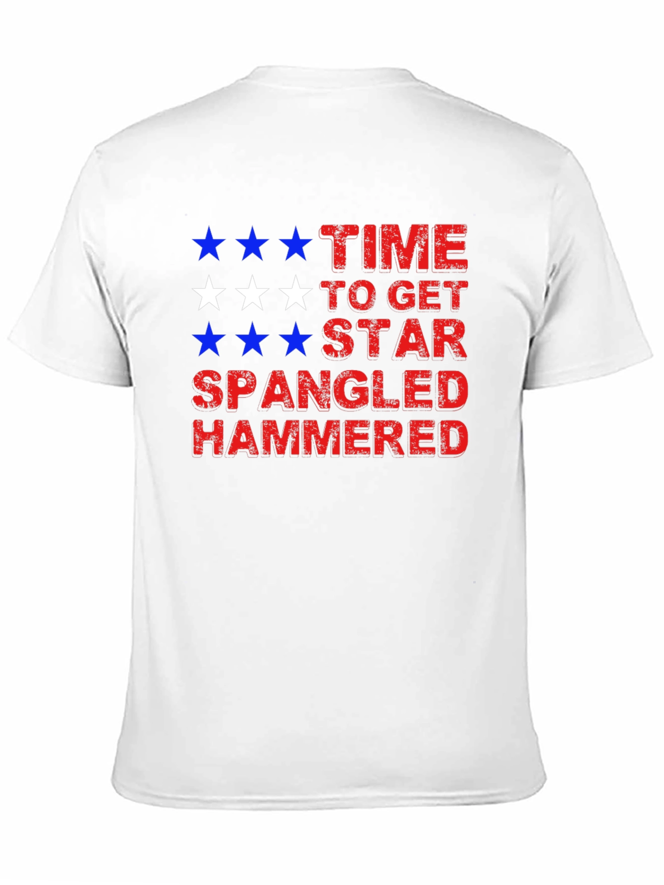 Black Star Spangled Hammered Tee view 11