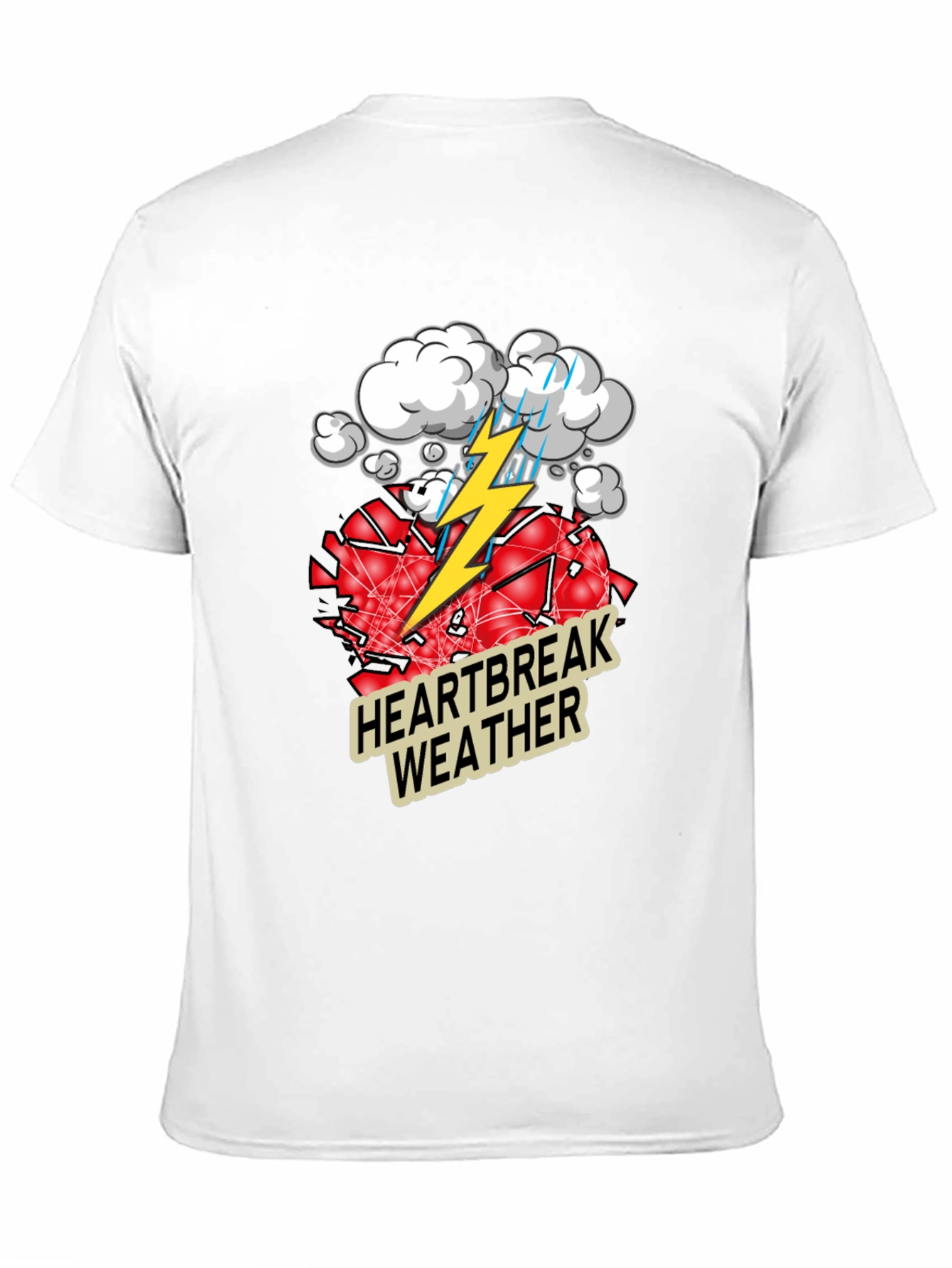 Black Heartbreak Weather Graphic Tee view 11