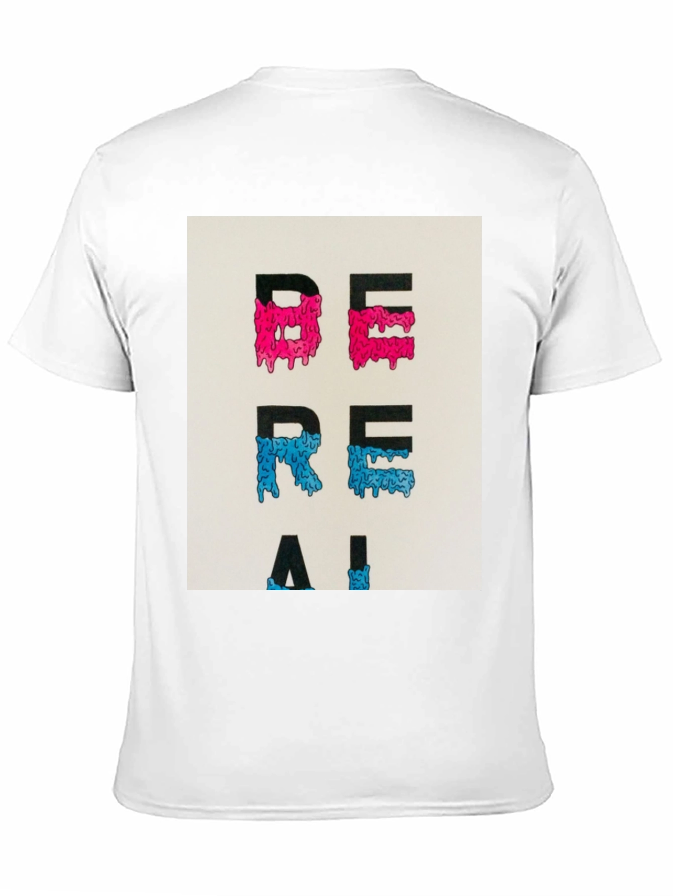Black Be Real Graphic Tee - Trendy Casual Wear view 11