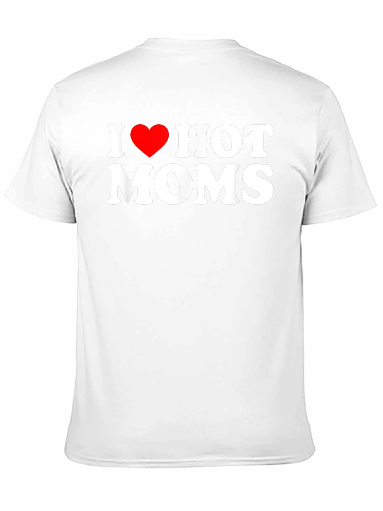 Black I Heart Hot Moms Graphic T-Shirt view 11