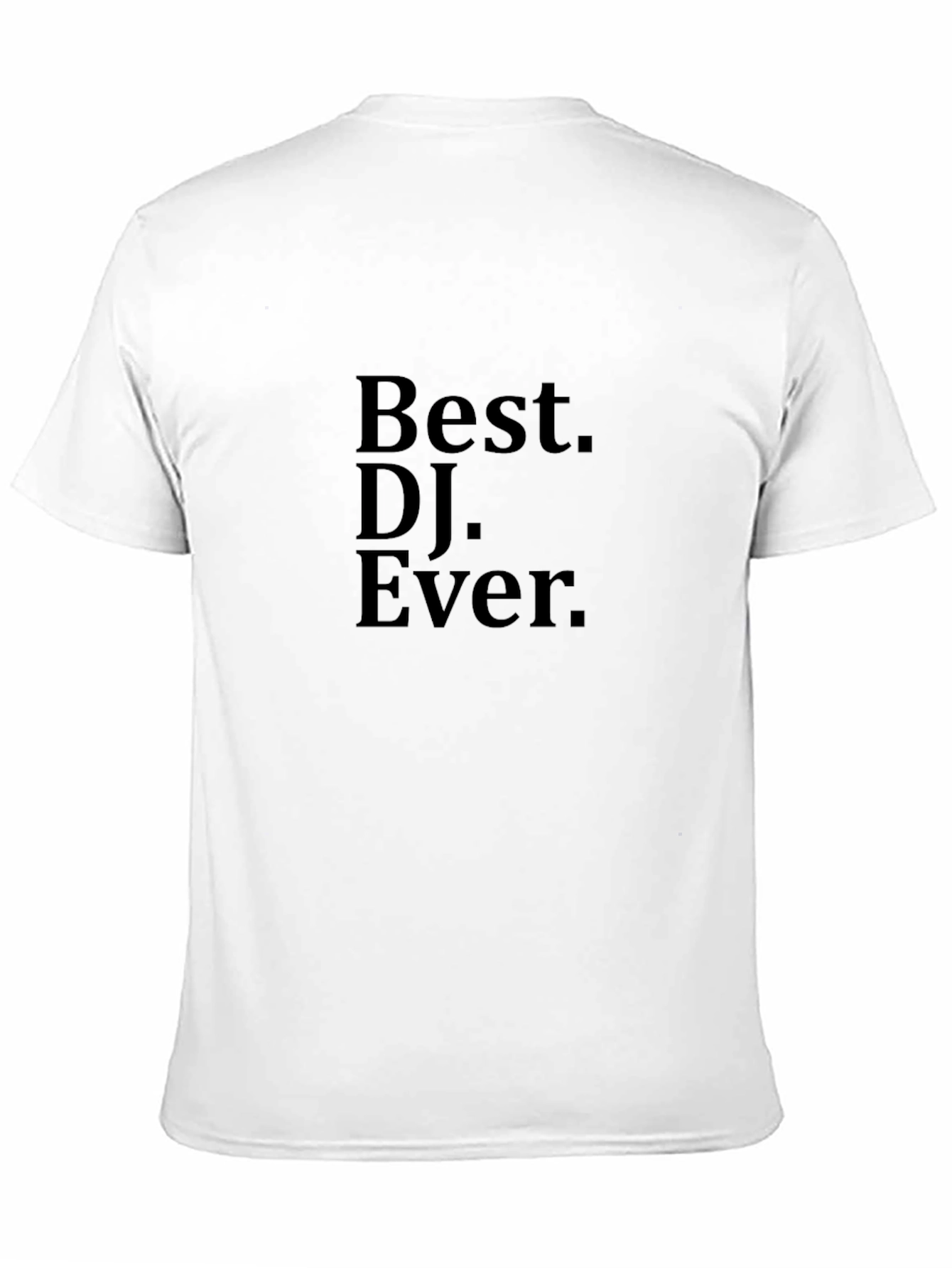 Black Best DJ Ever Black Graphic T-Shirt view 11