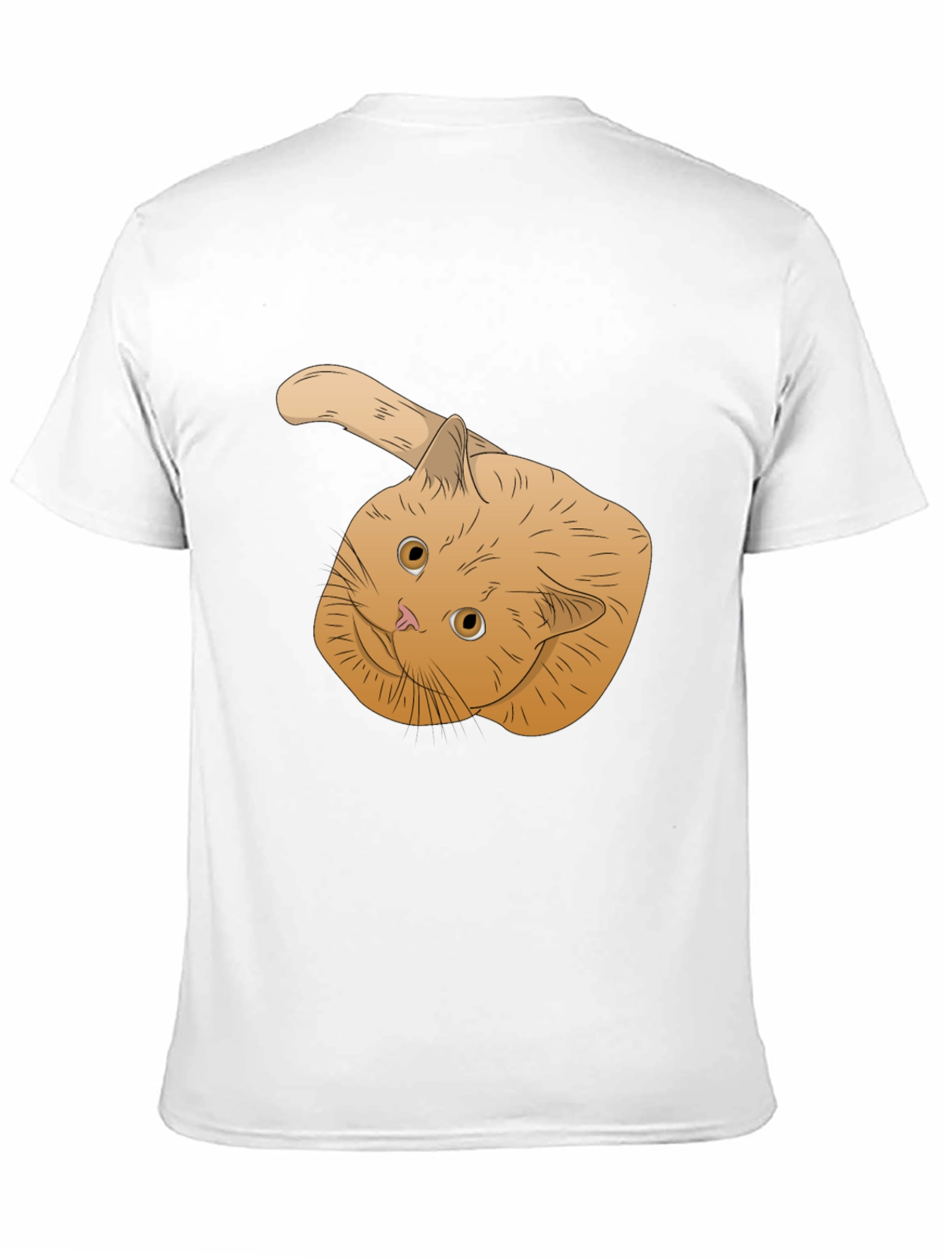 Black Ginger Cat T-Shirt - Whimsical Pet Lover Apparel view 11