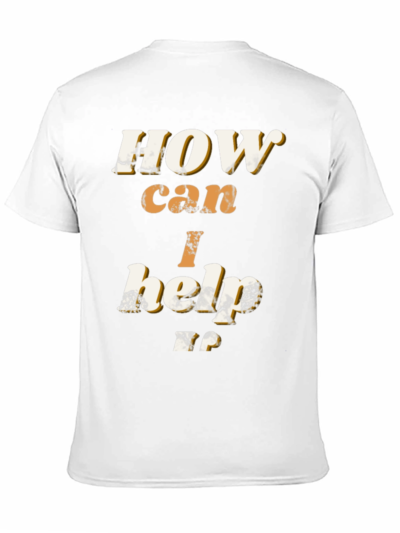 Black How Can I Help T-Shirt - Bold Graphic Tee view 11