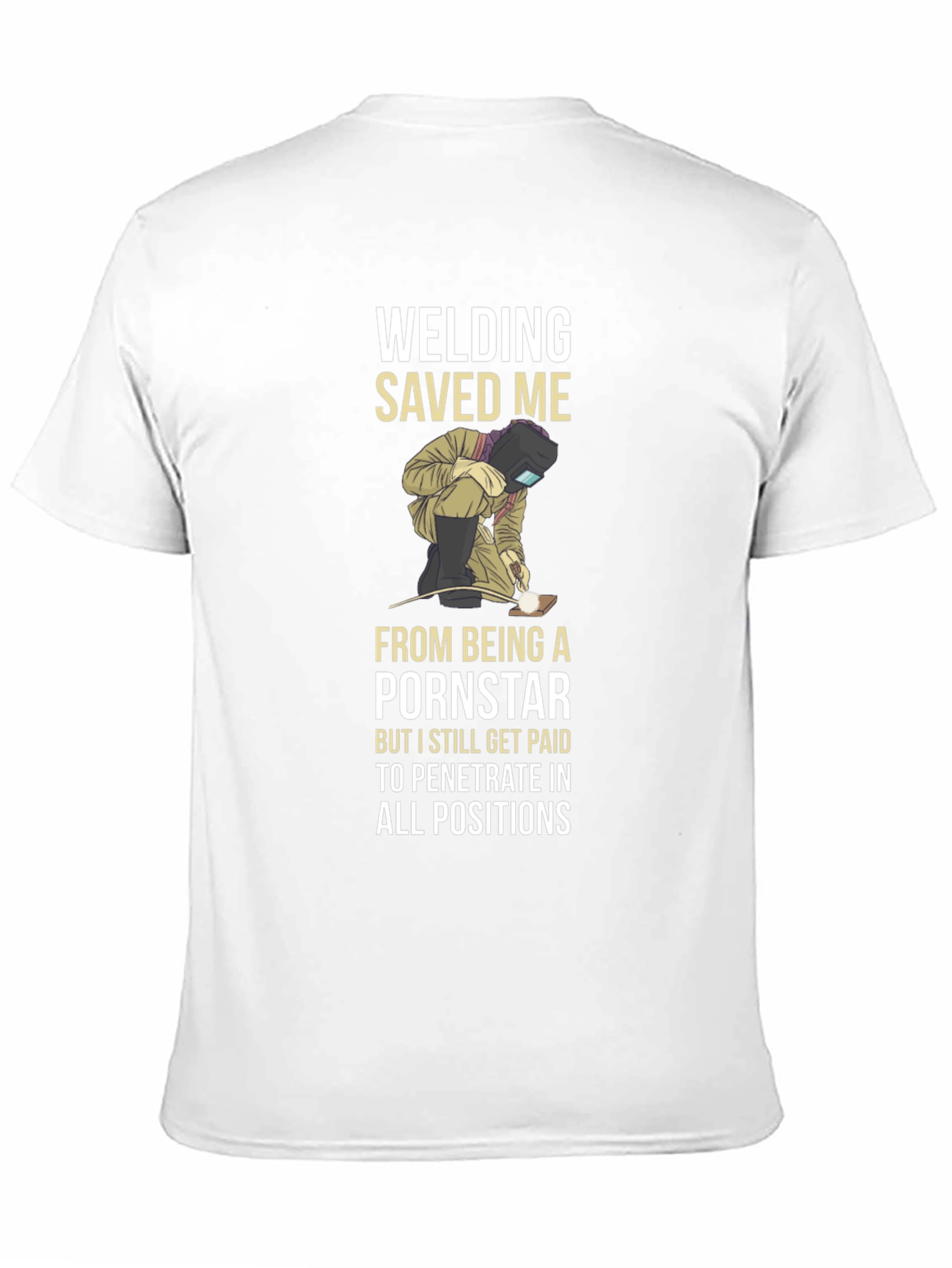 Welding Saved Me T-Shirt Funny Welder Tee - 11