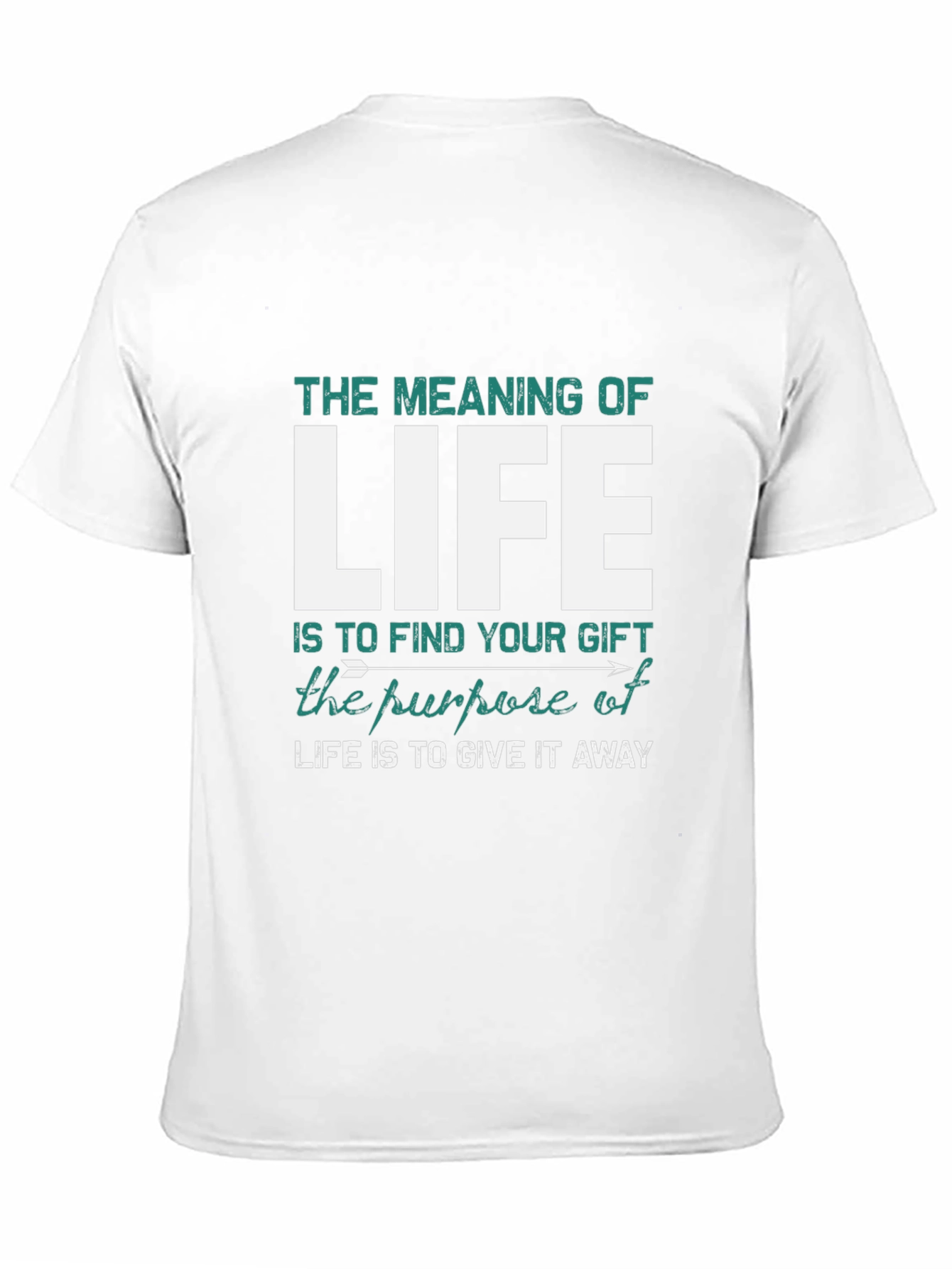 Black Meaning of Life Graphic T-Shirt - Find Your Gift view 11