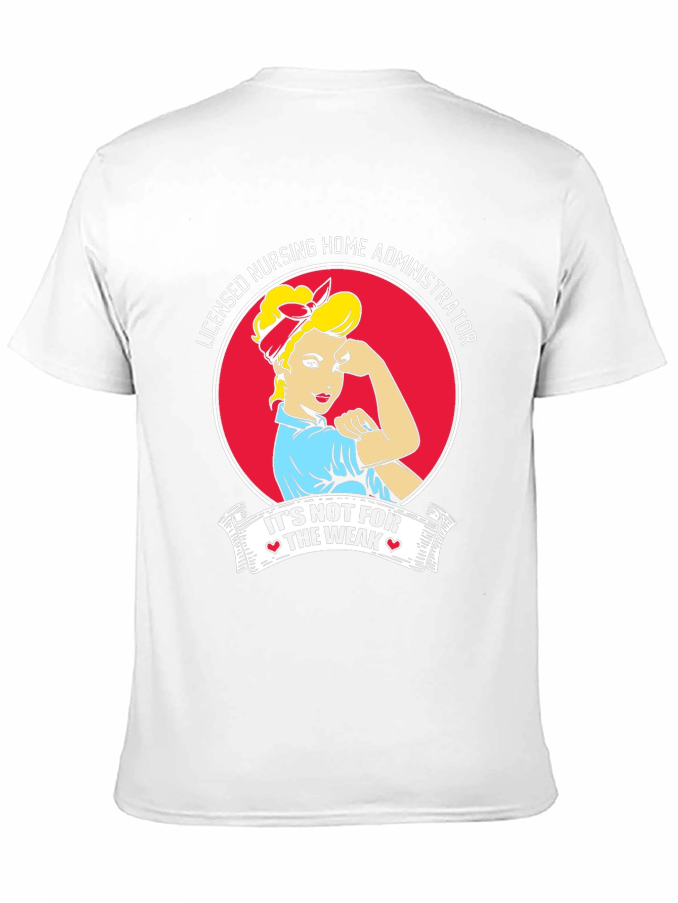 Black Licensed Nursing Home Administrator T-Shirt view 11