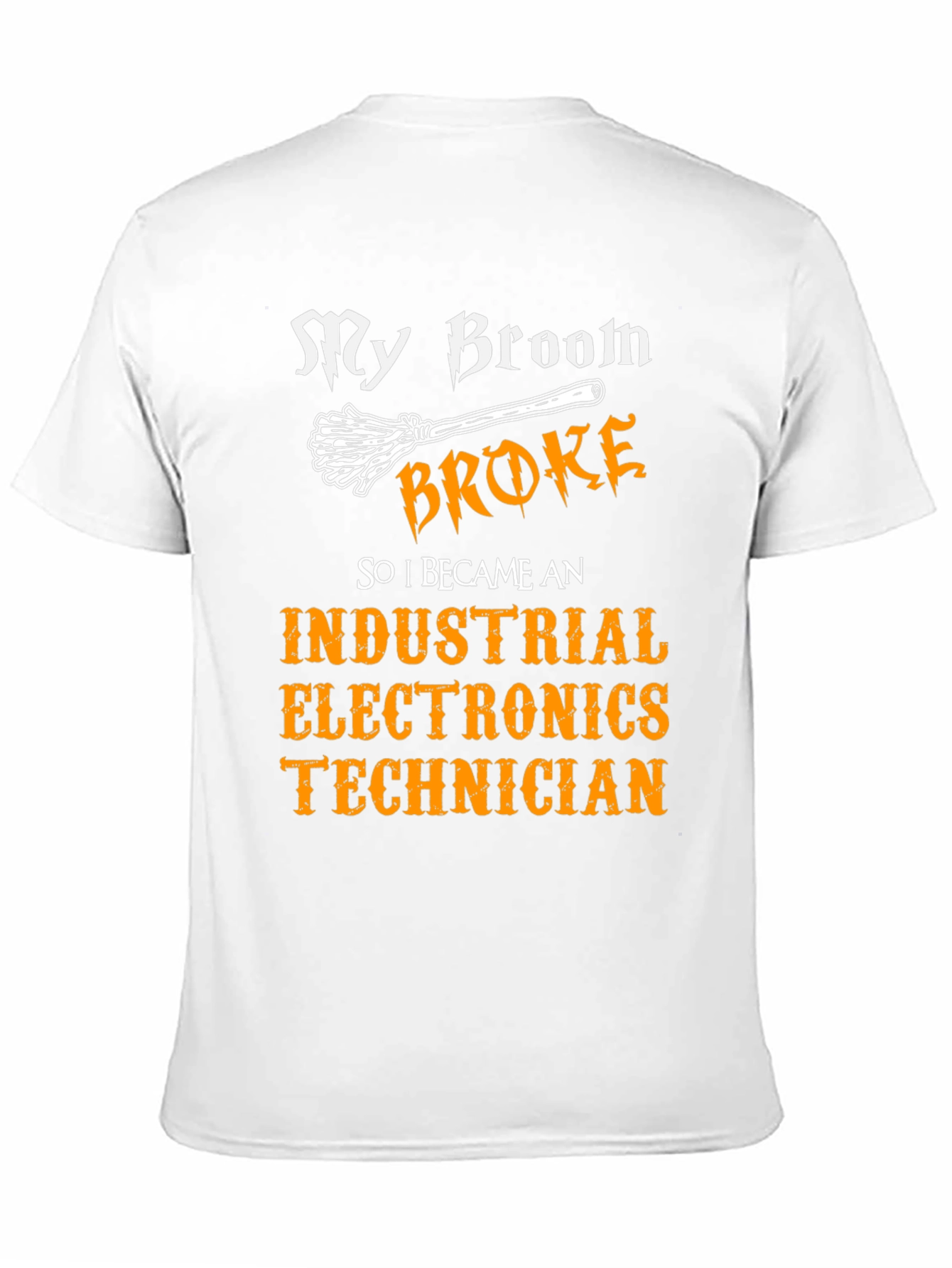 Black Industrial Electronics Technician T-Shirt view 11