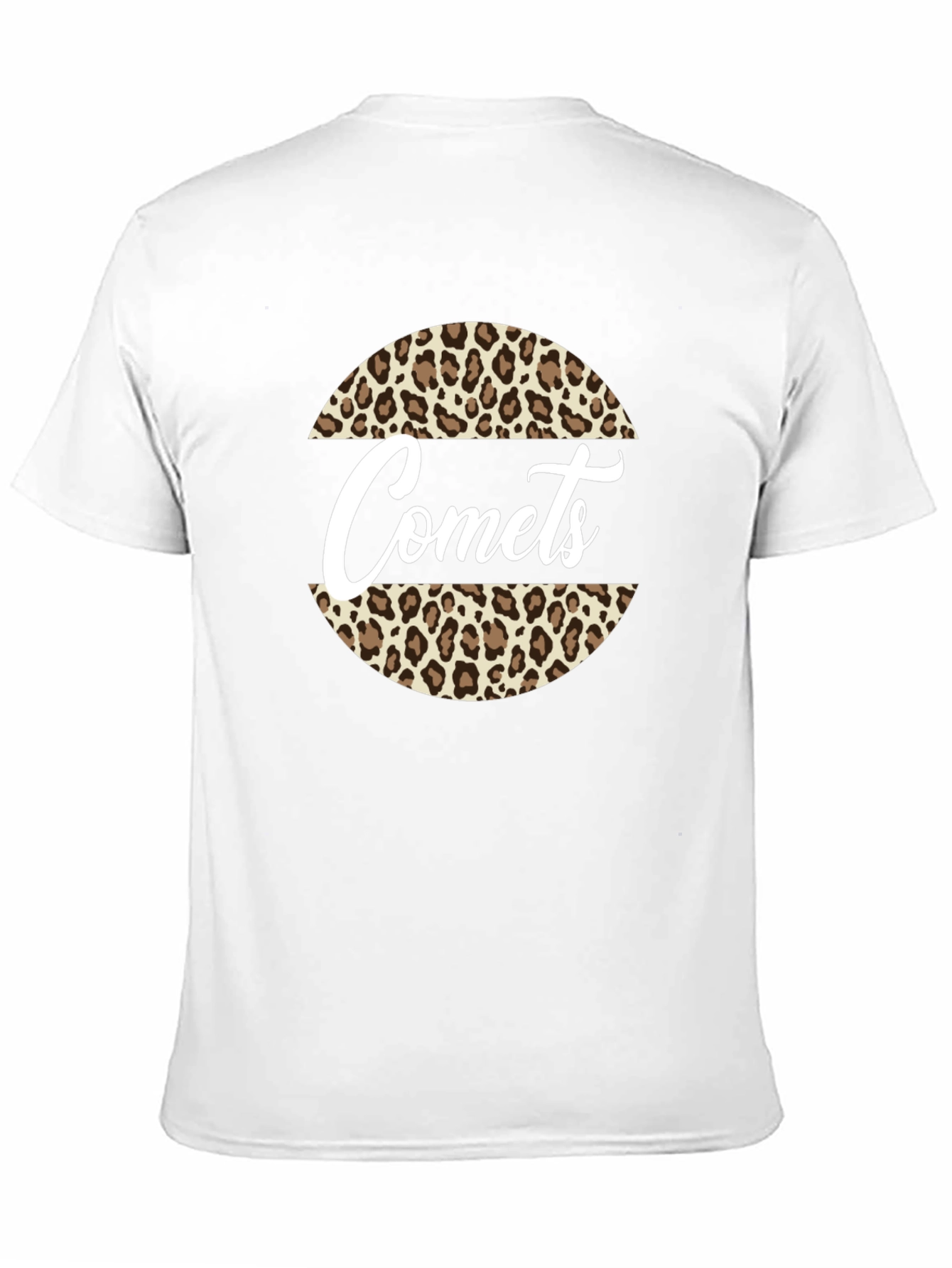 Black Comets Leopard Print Graphic T-Shirt view 11