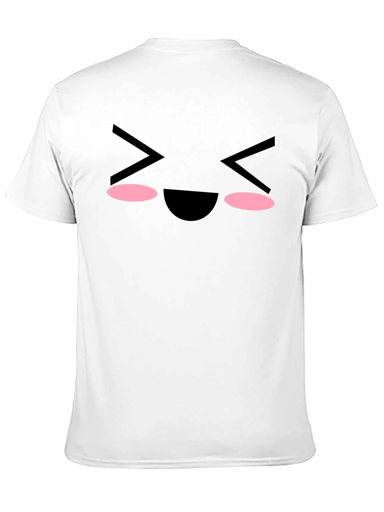 Black Expressive Face Graphic Tee - Black Cotton Blend view 11