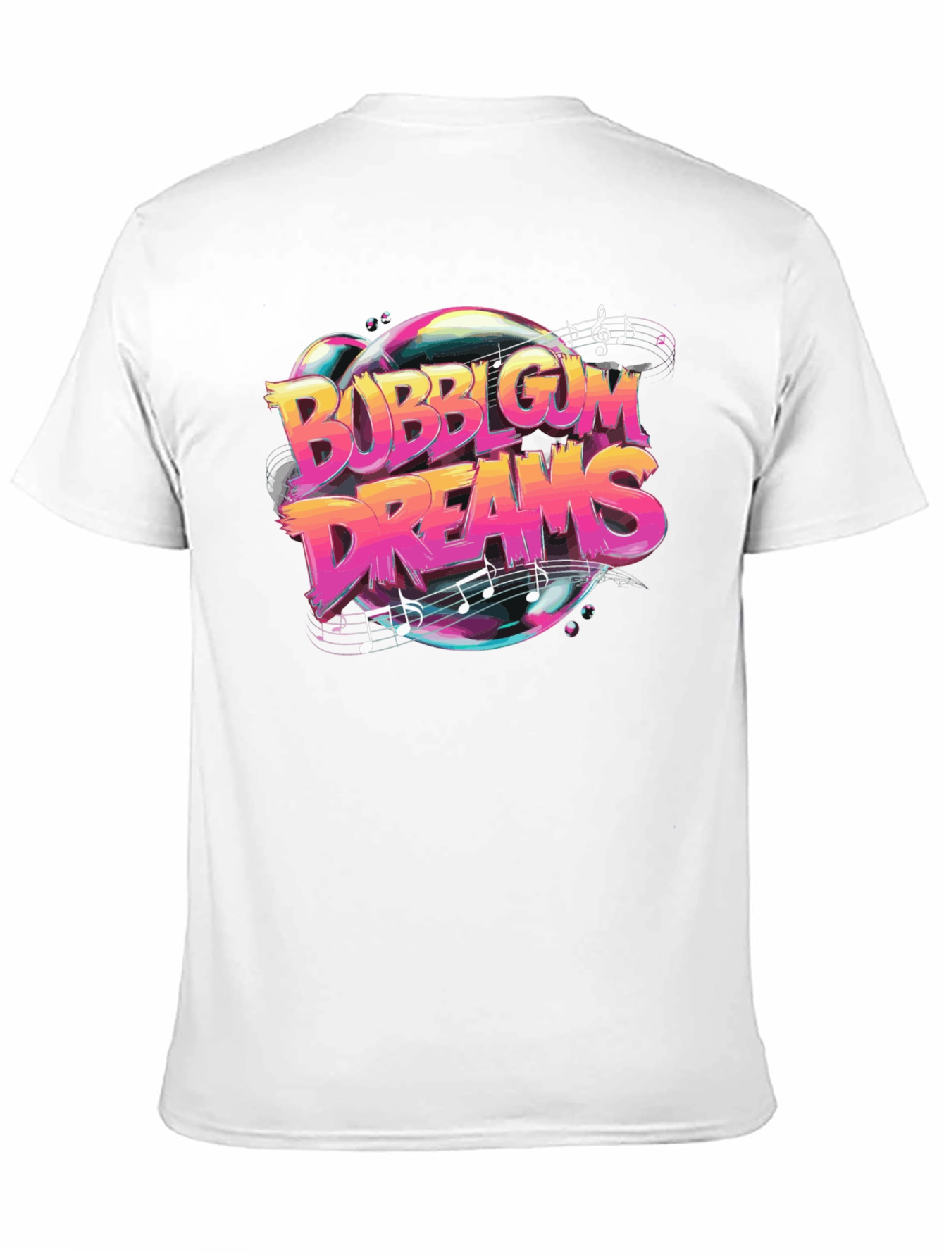 Black Bubblegum Dreams Graphic T-Shirt view 11