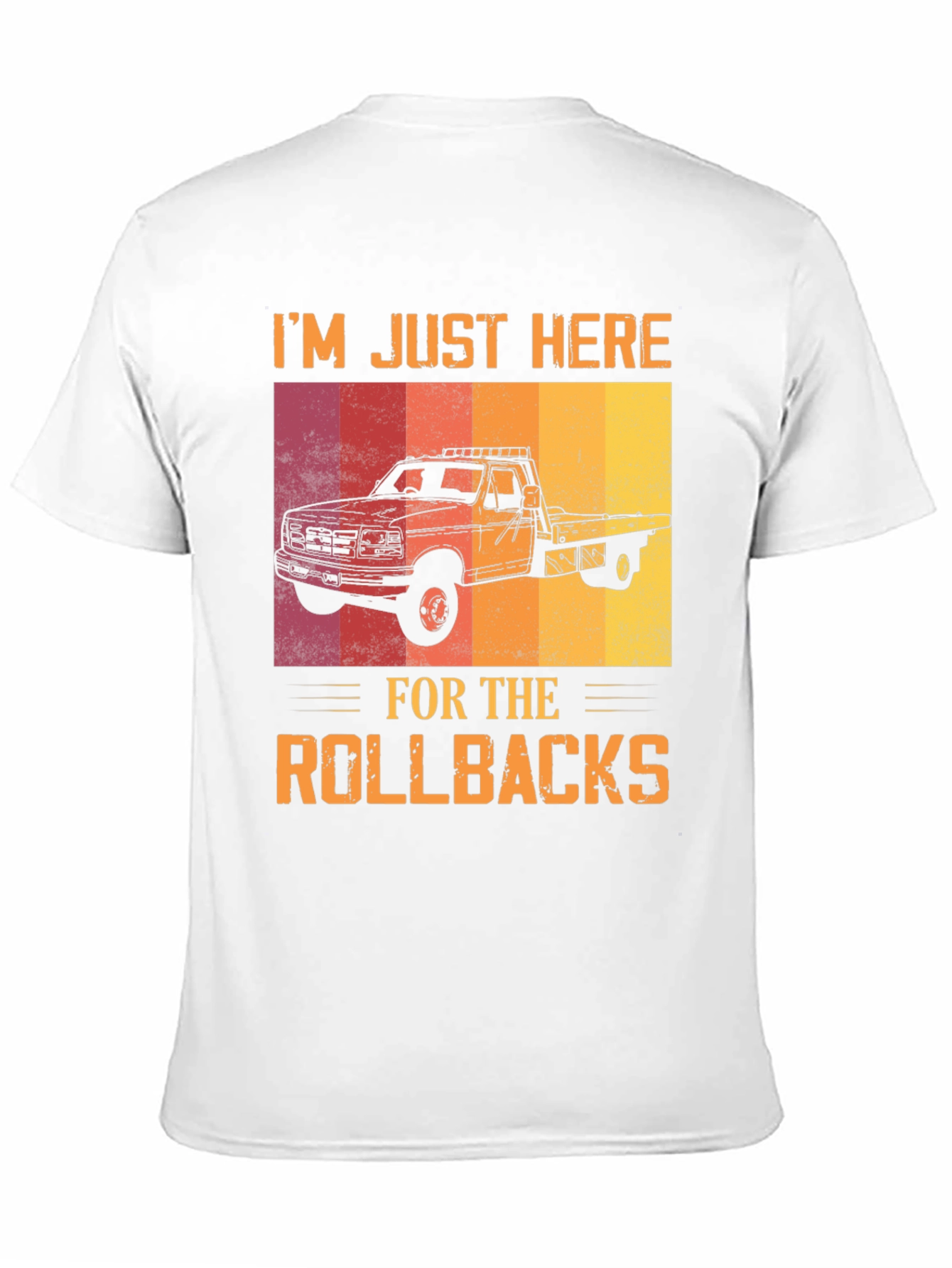 Black Rollback Truck T-Shirt - Tow Truck Driver Tee view 11