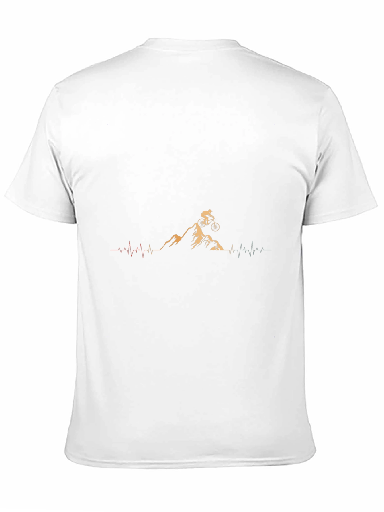 Black Mountain Bike Heartbeat T-Shirt view 11