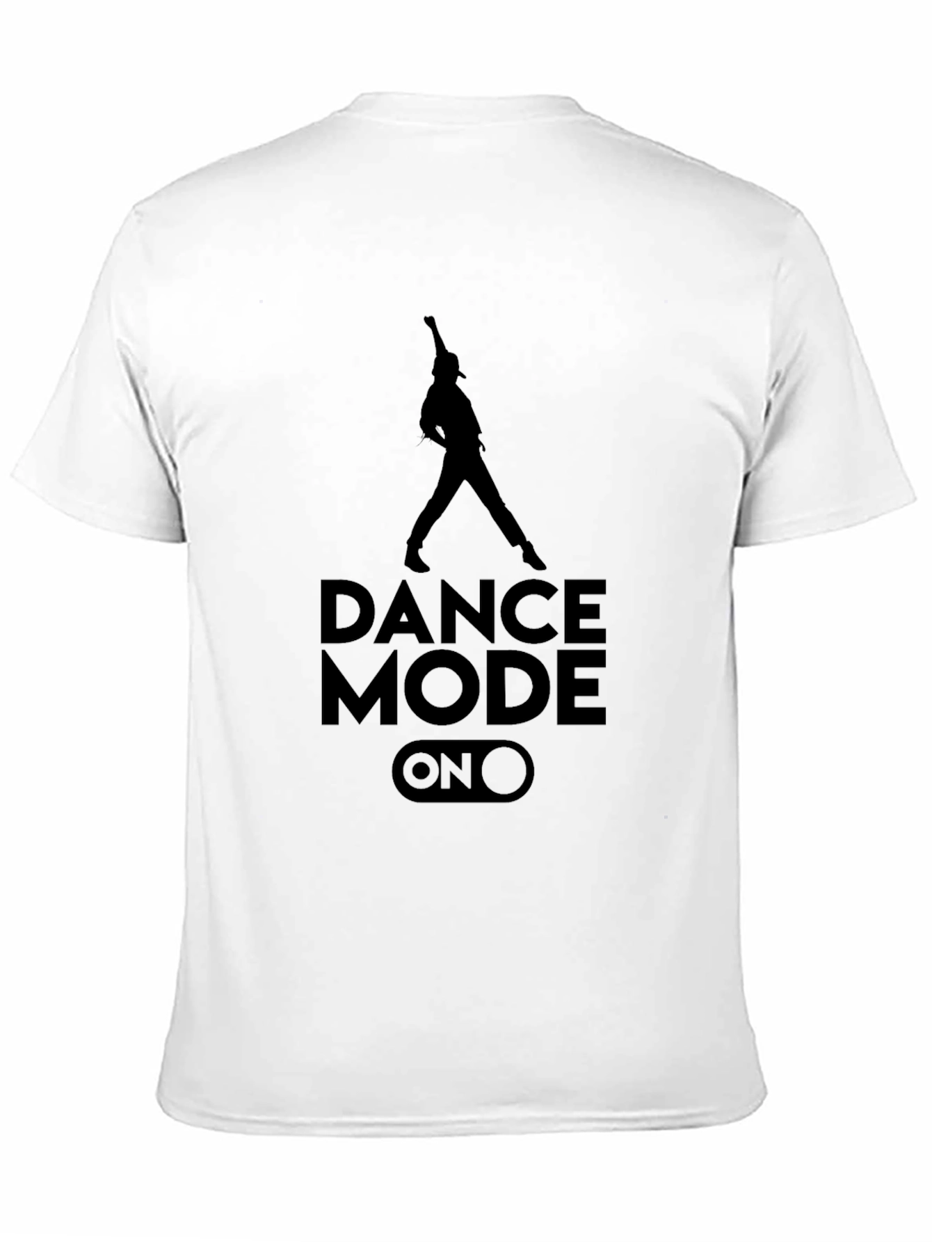 Black Dance Mode On Graphic Tee - Black view 11