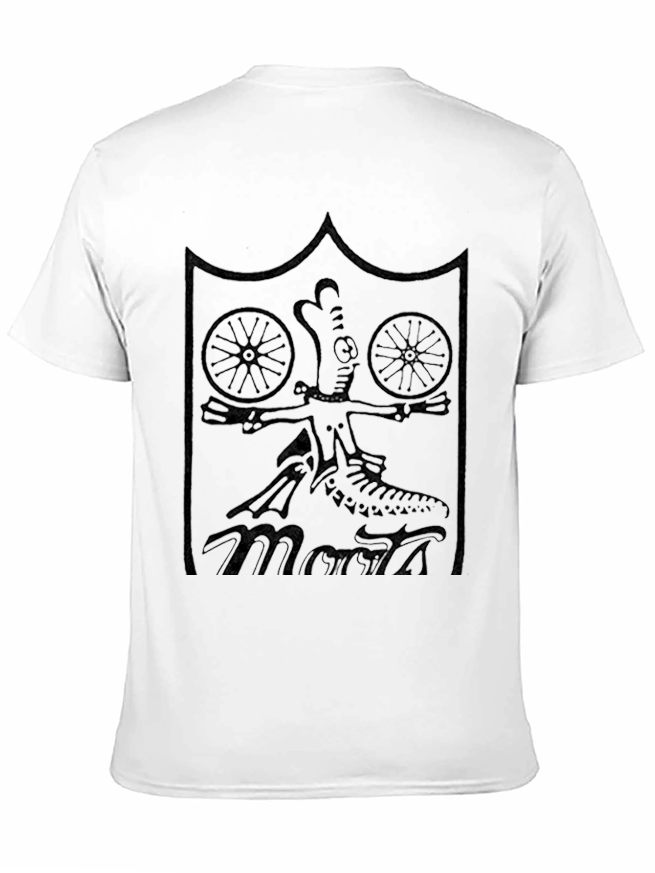 Black Monochrome Graphic Print Tee view 11