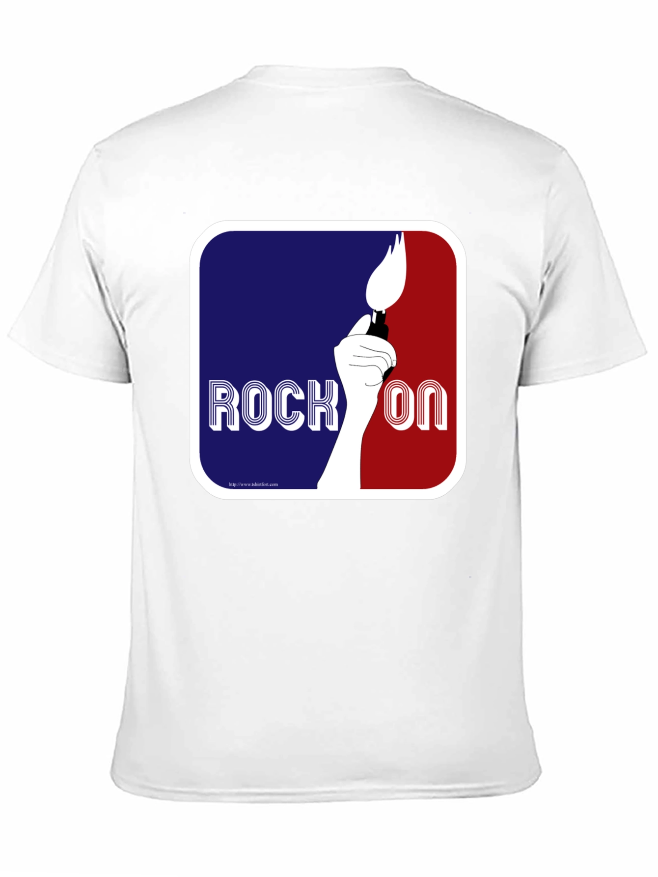 Black Rock On Graphic T-Shirt - Retro Design view 11