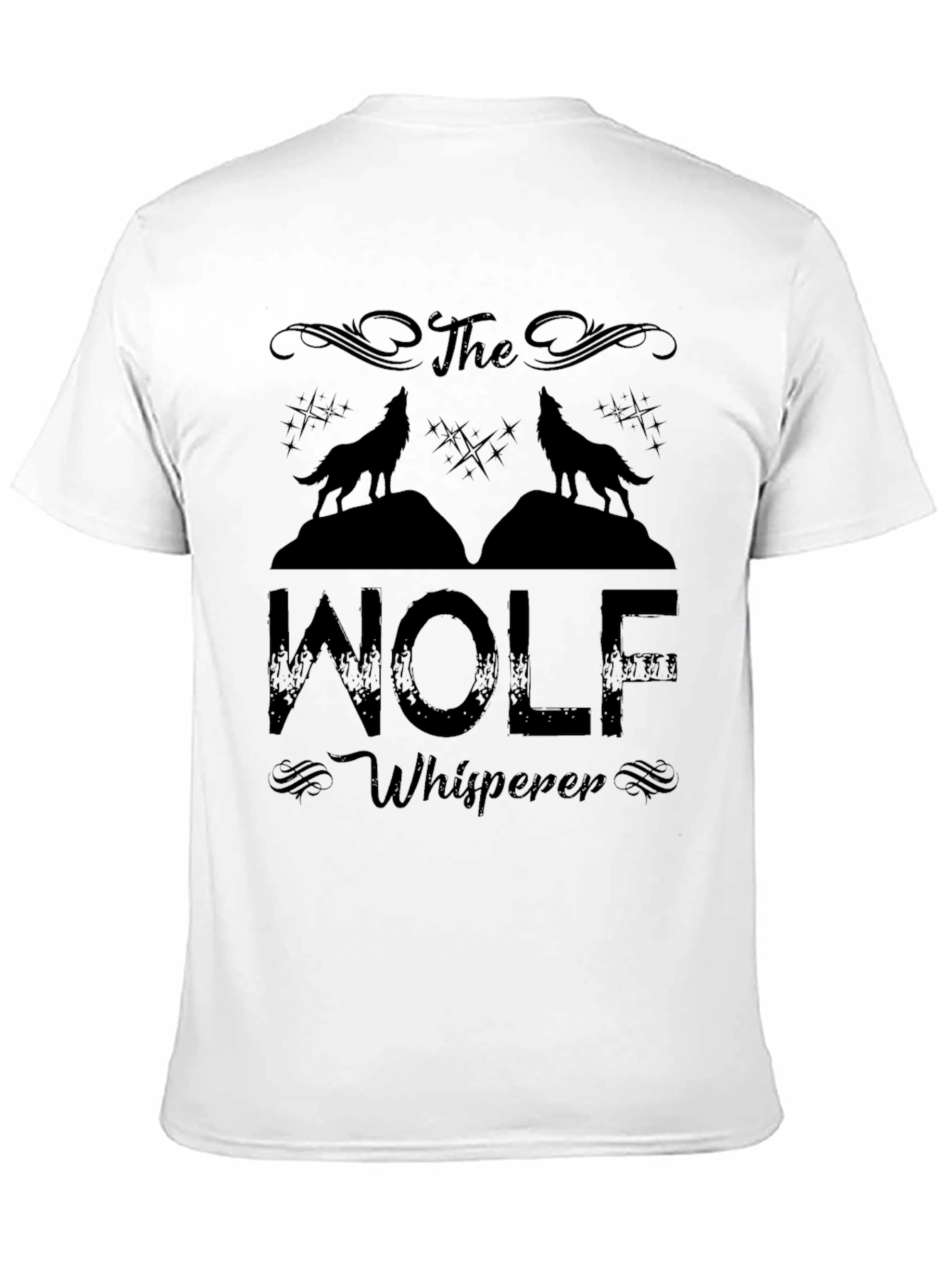 Black The Wolf Whisperer Graphic T-Shirt view 11