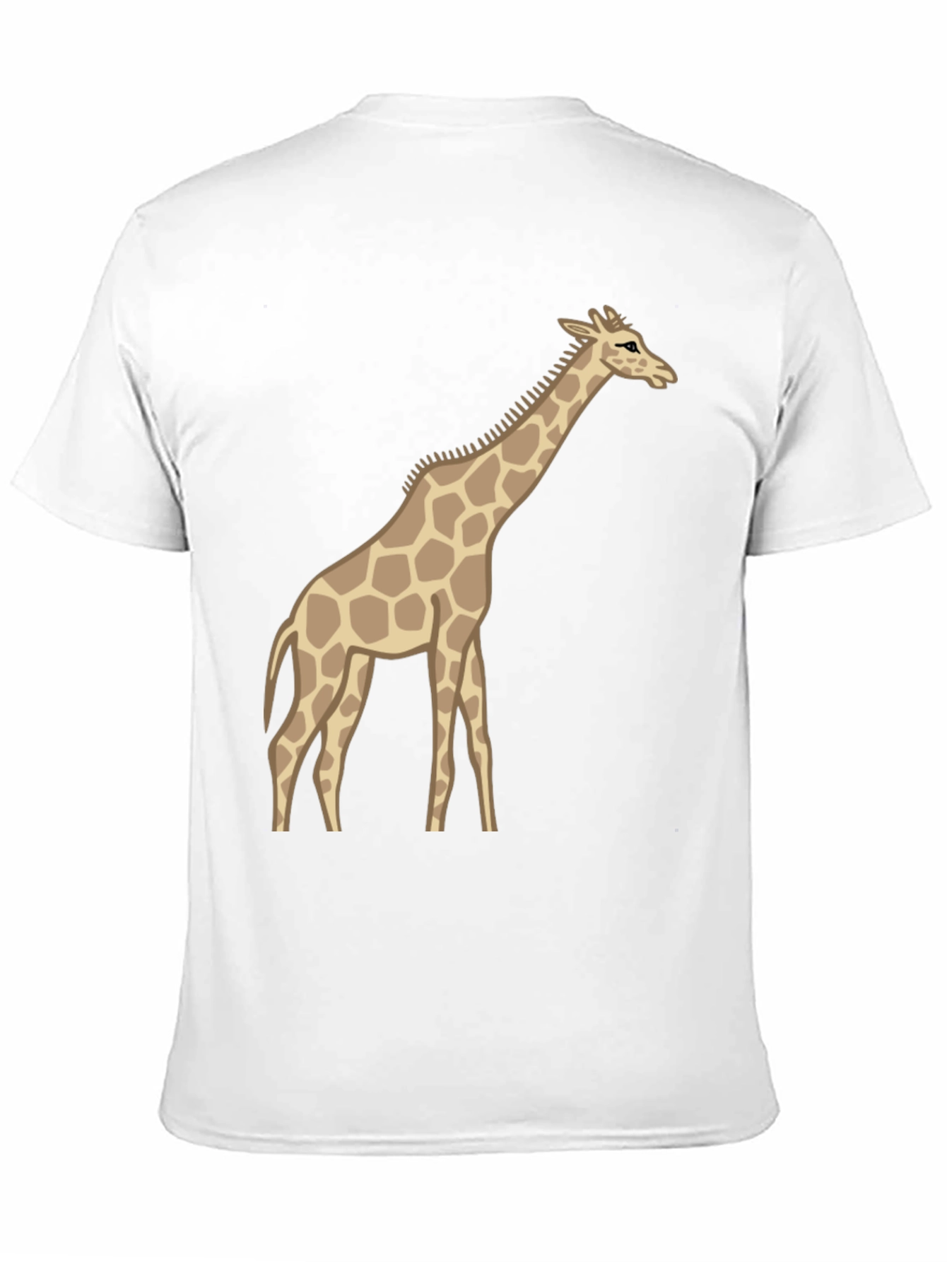 Black Giraffe Graphic Tee - Unisex Black T-Shirt view 11