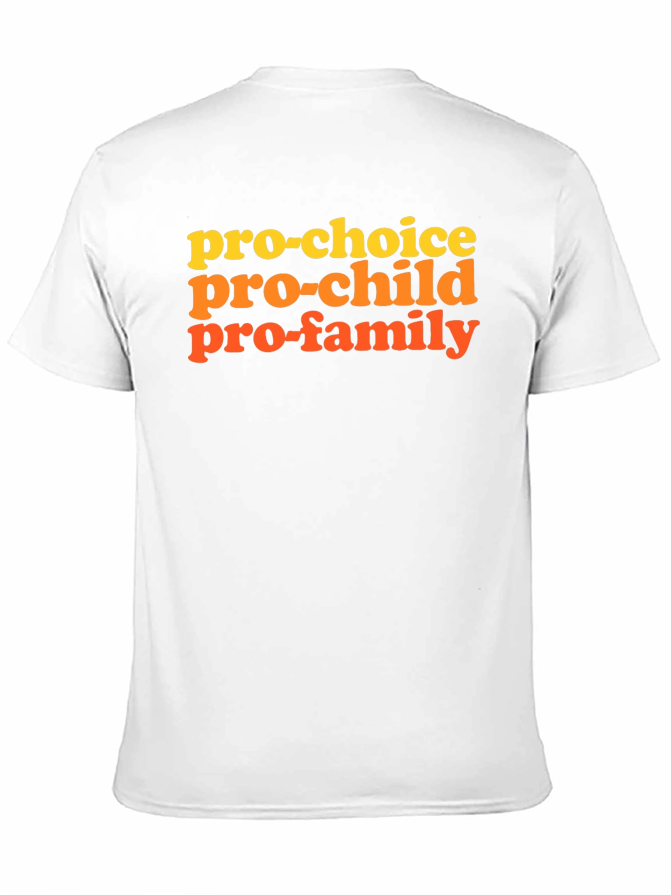 Black Pro-Choice, Pro-Child, Pro-Family Graphic T-Shirt view 11