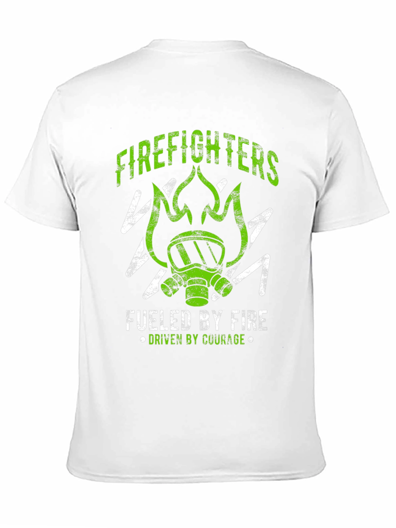 Black Firefighter Graphic Tee - Fueled By Fire Courage view 11
