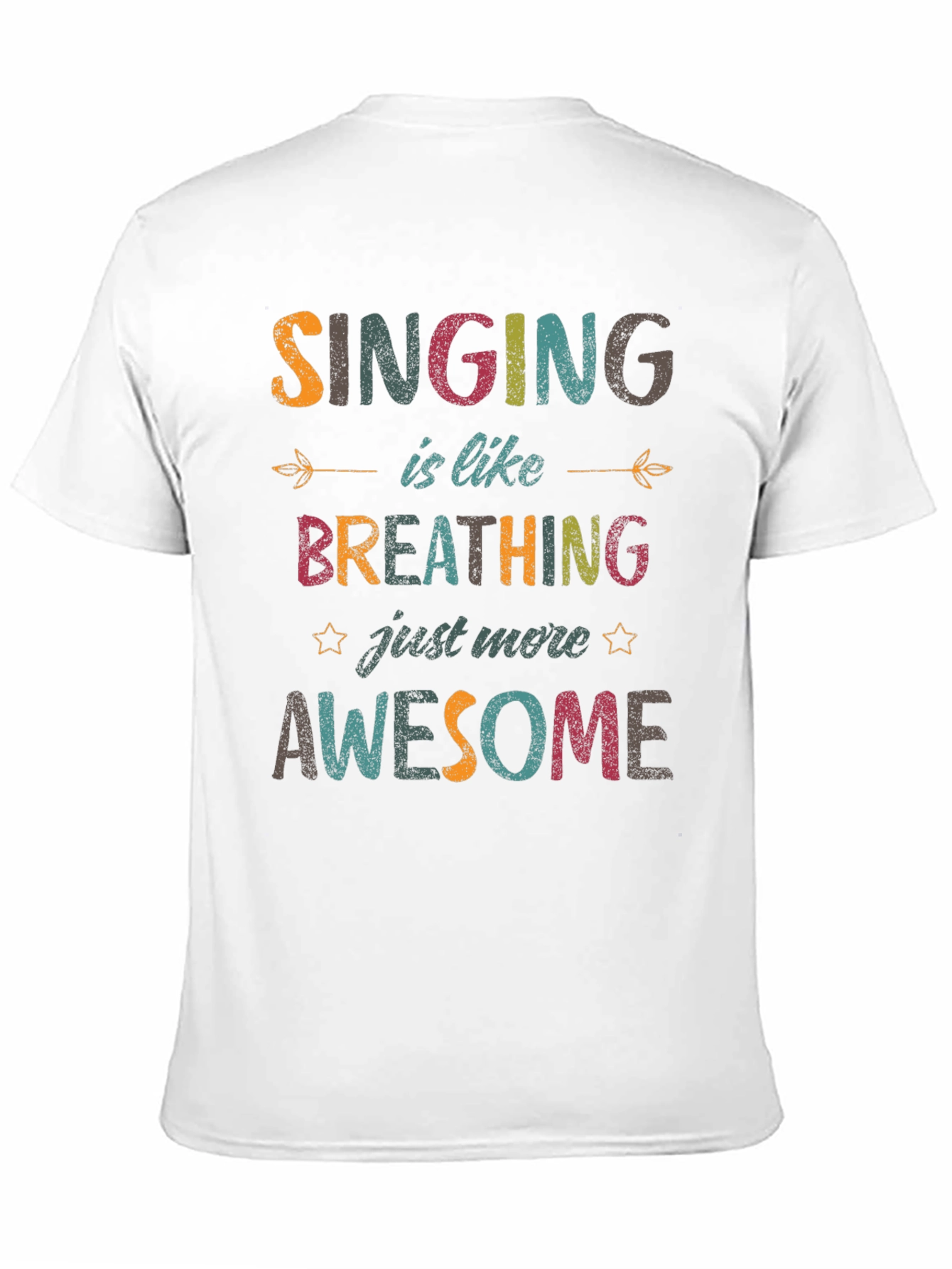 Black Singing is Like Breathing T-Shirt view 11