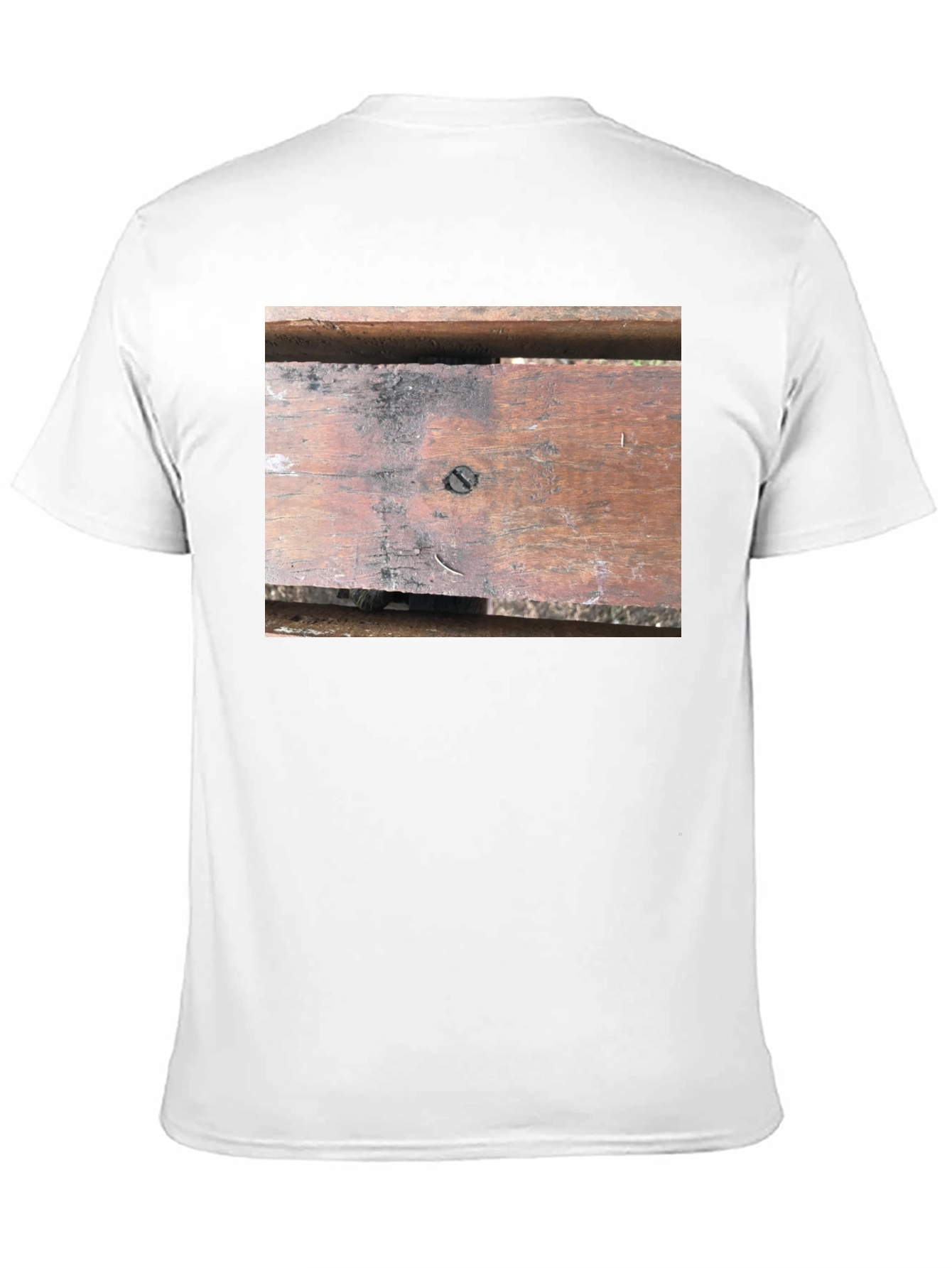 Black Wood Panel T-Shirt view 11