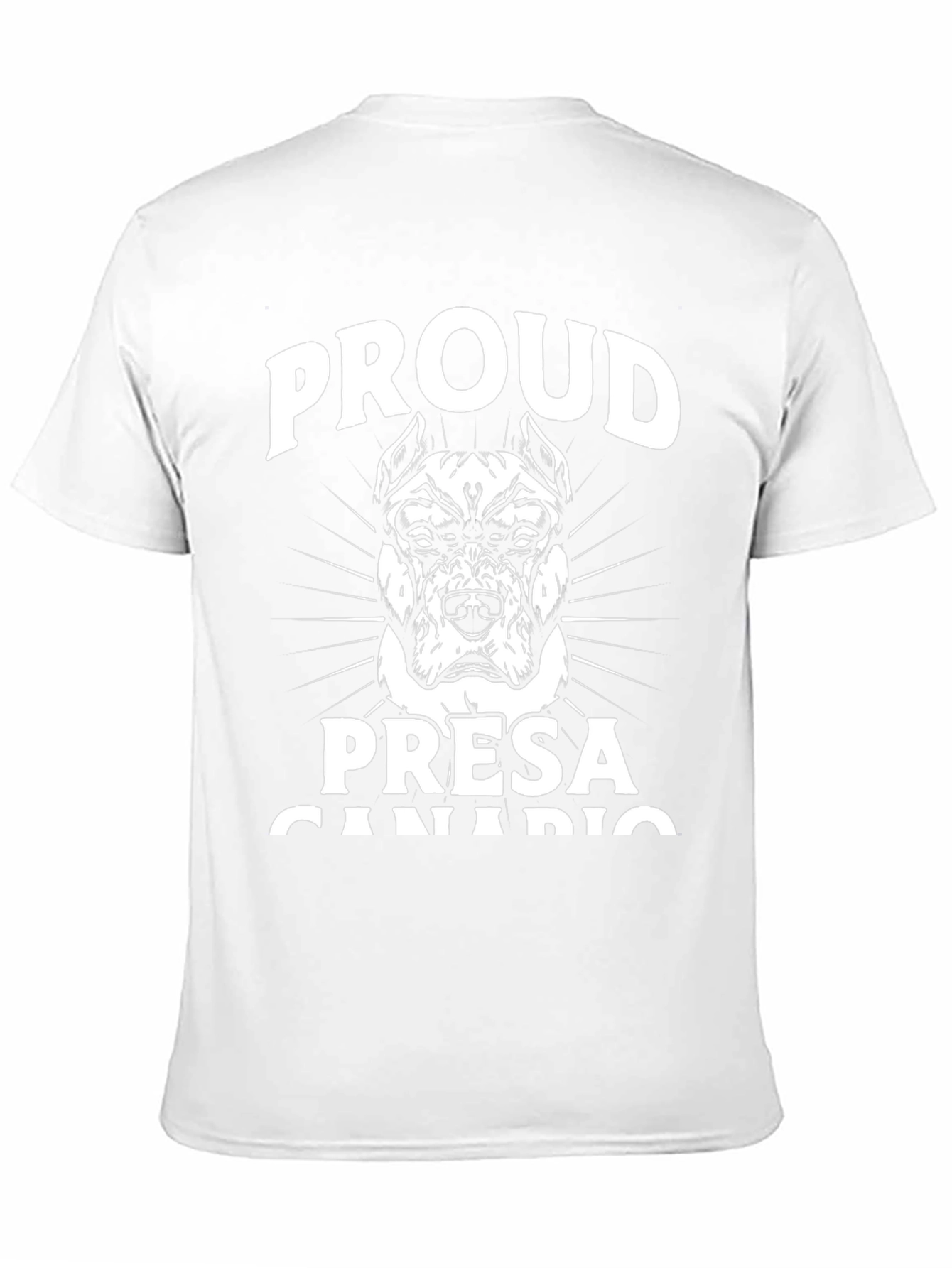 Black Proud Presa Canario Dog Graphic T-Shirt view 11