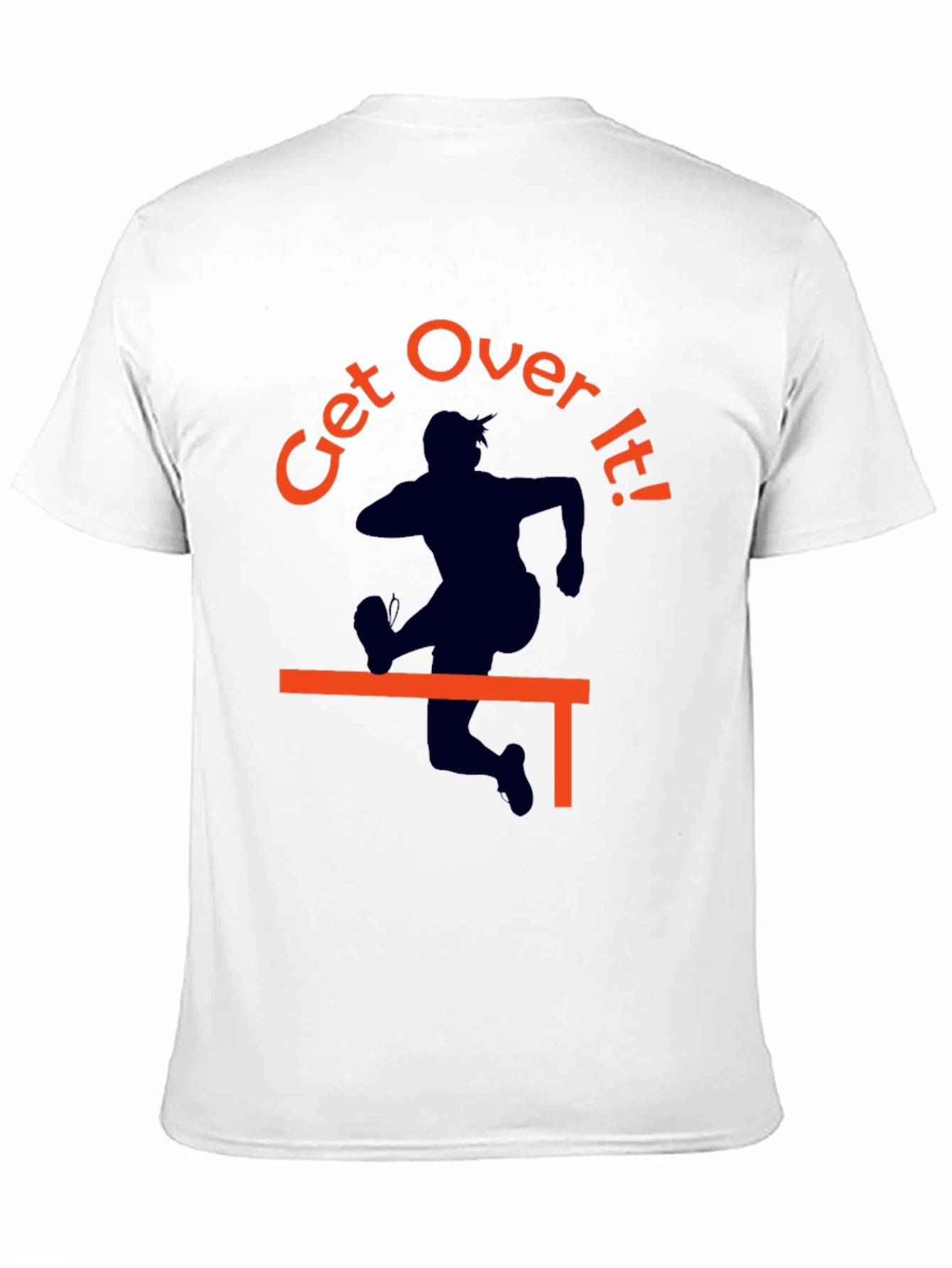 Black Get Over It! Graphic Tee - Black Cotton T-Shirt view 11