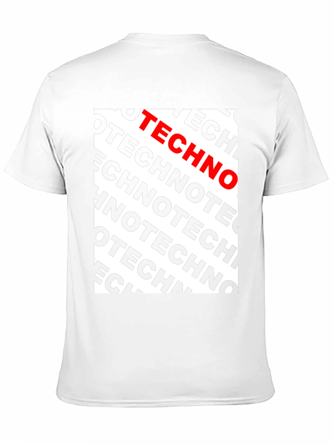 Techno Pattern T-Shirt - Bold Graphic Tee - 11