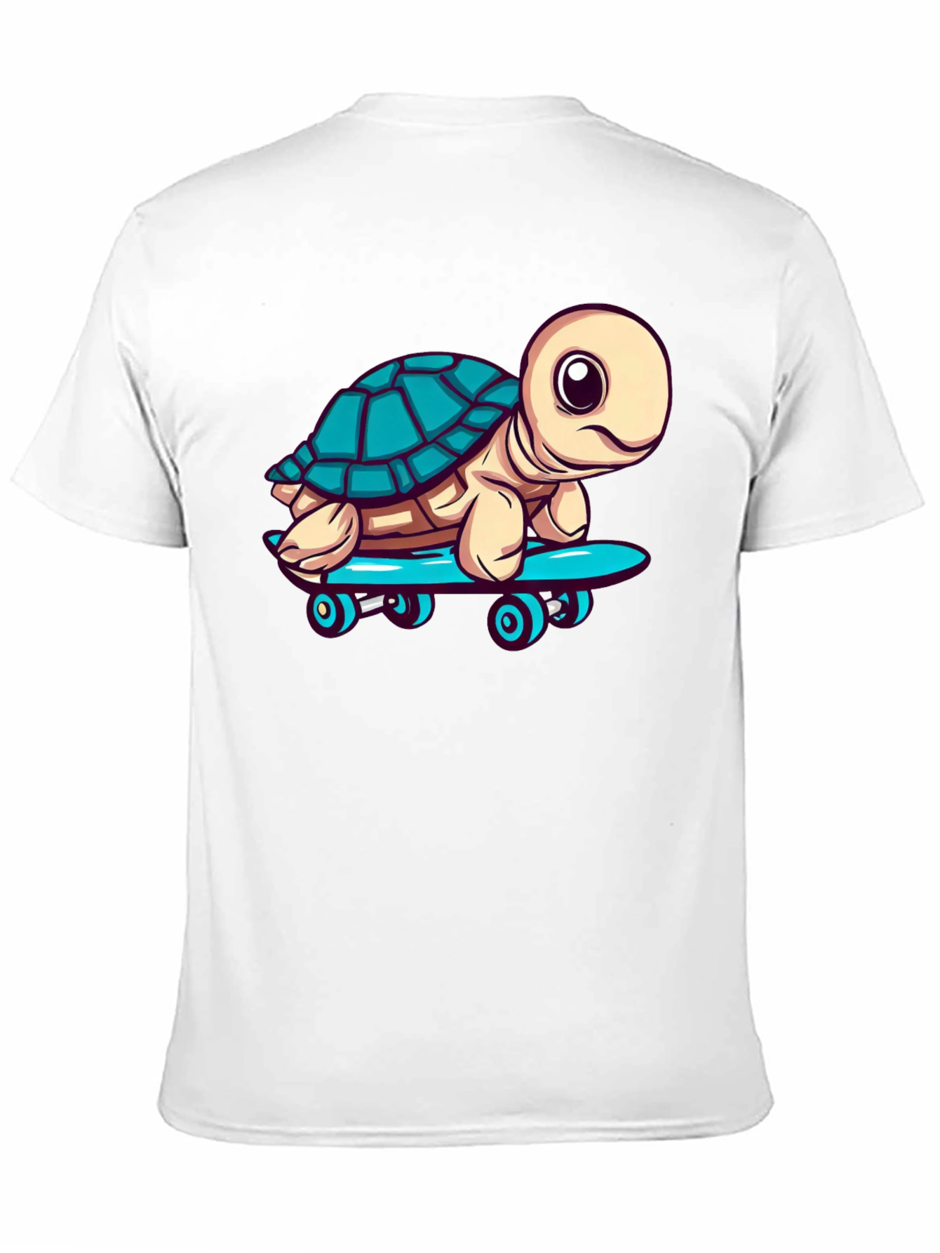 Black Turtle Skateboard Graphic T-Shirt view 11