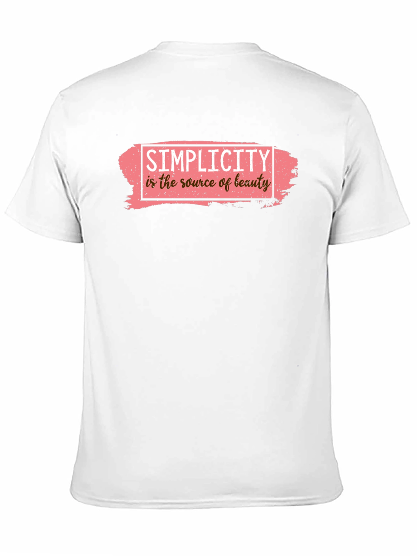 Black Simplicity is Beauty Black Graphic Tee view 11