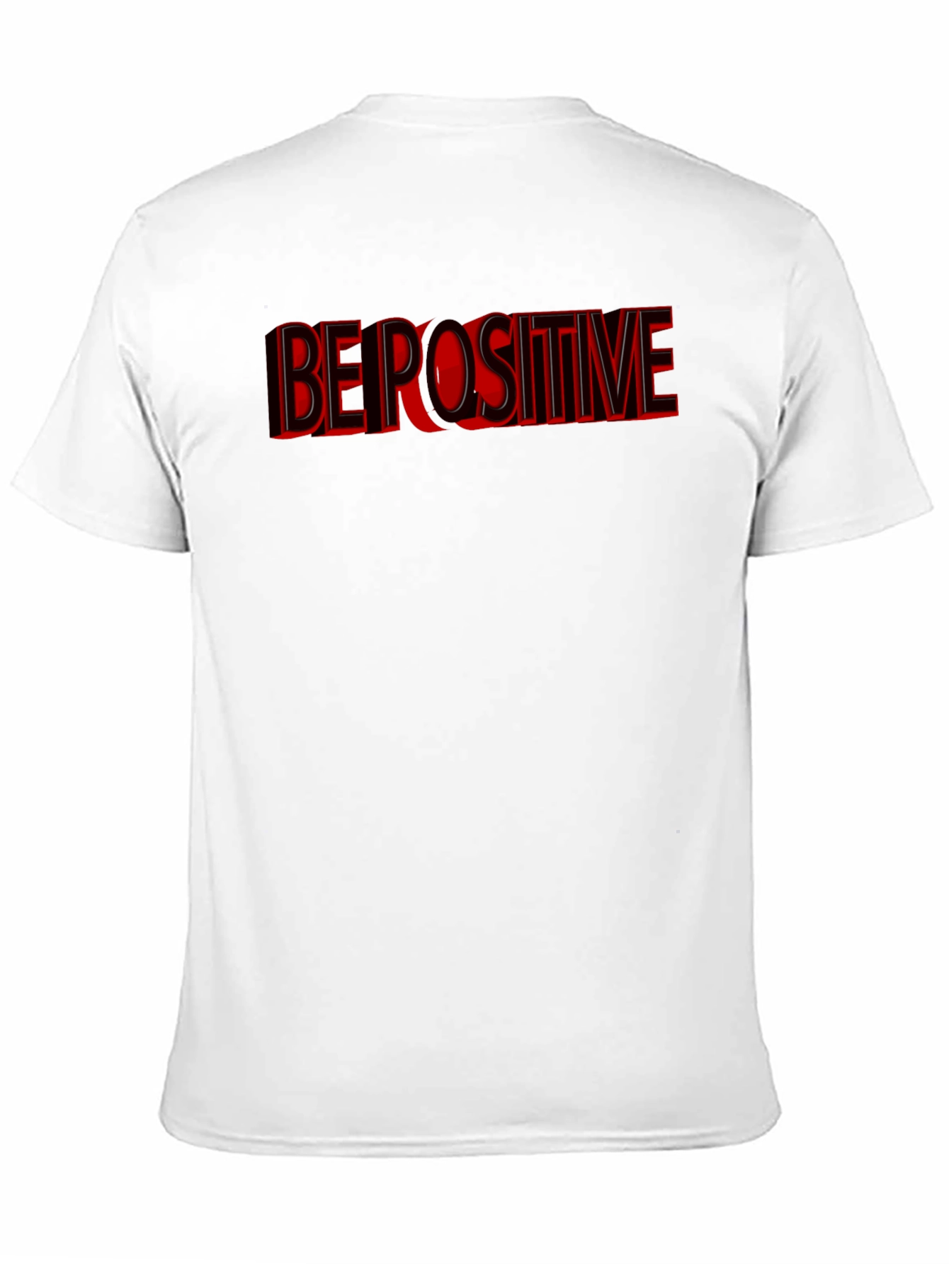 Black Be Positive Graphic T-Shirt - Black view 11