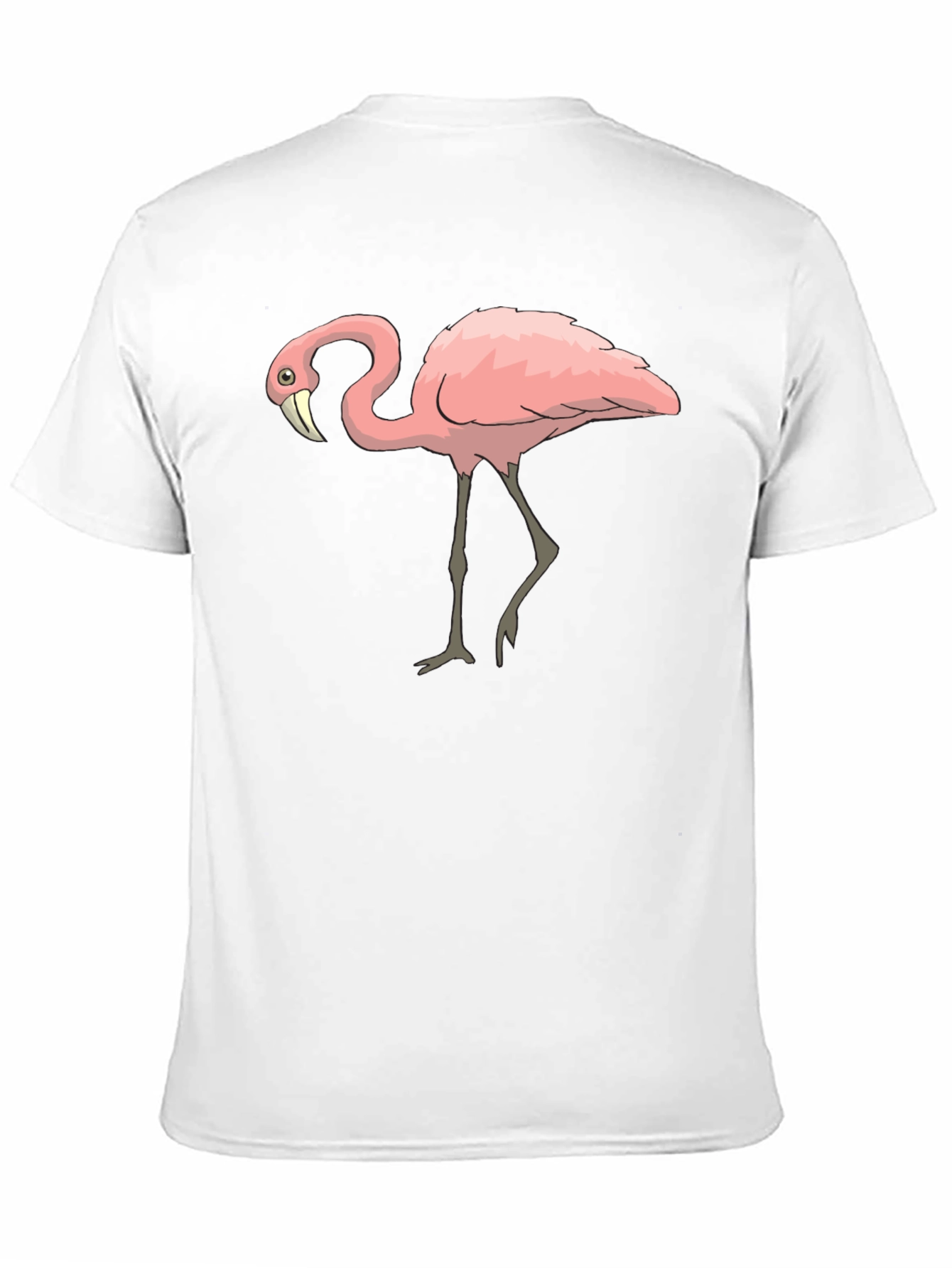 Black Flamingo Graphic Tee - Stylish Men's Black T-Shirt view 11