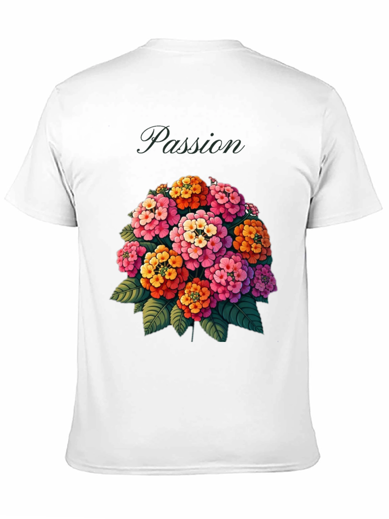 Black Passion Flower T-Shirt view 11