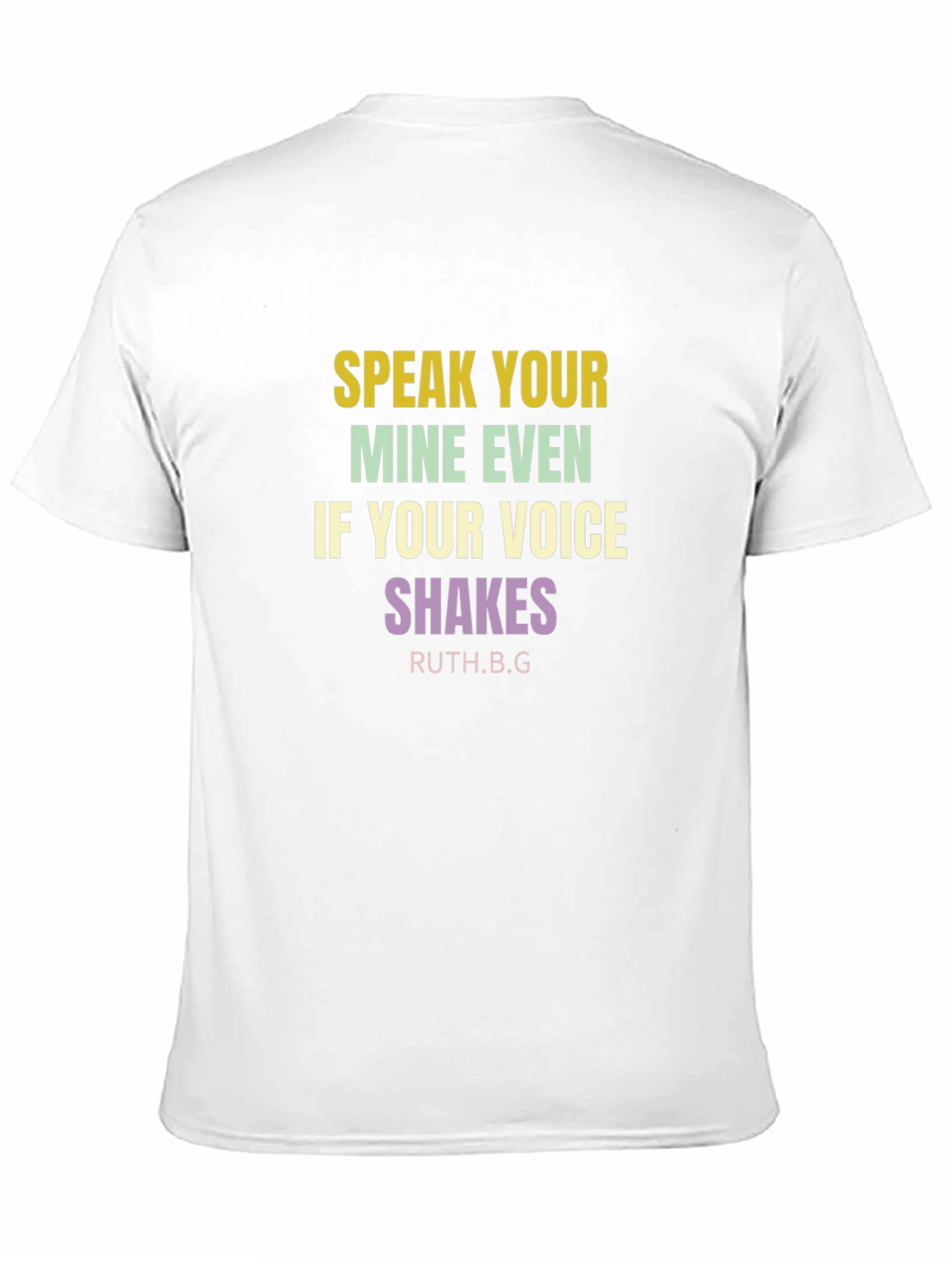 Black Speak Your Mind T-Shirt view 11