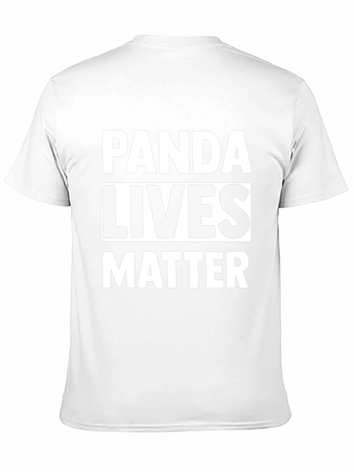 Black Panda Lives Matter Graphic Tee - Black Cotton T-Shirt view 11