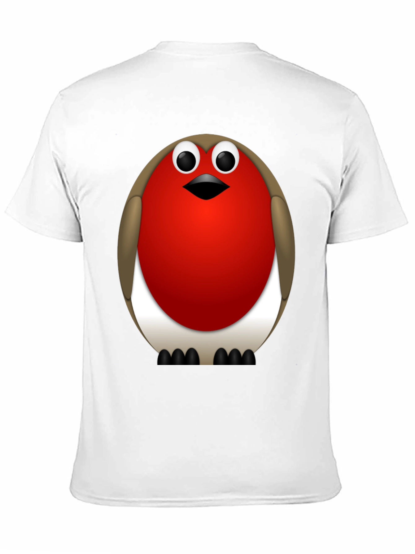 Black Robin Bird Graphic T-Shirt - Casual & Comfortable view 11