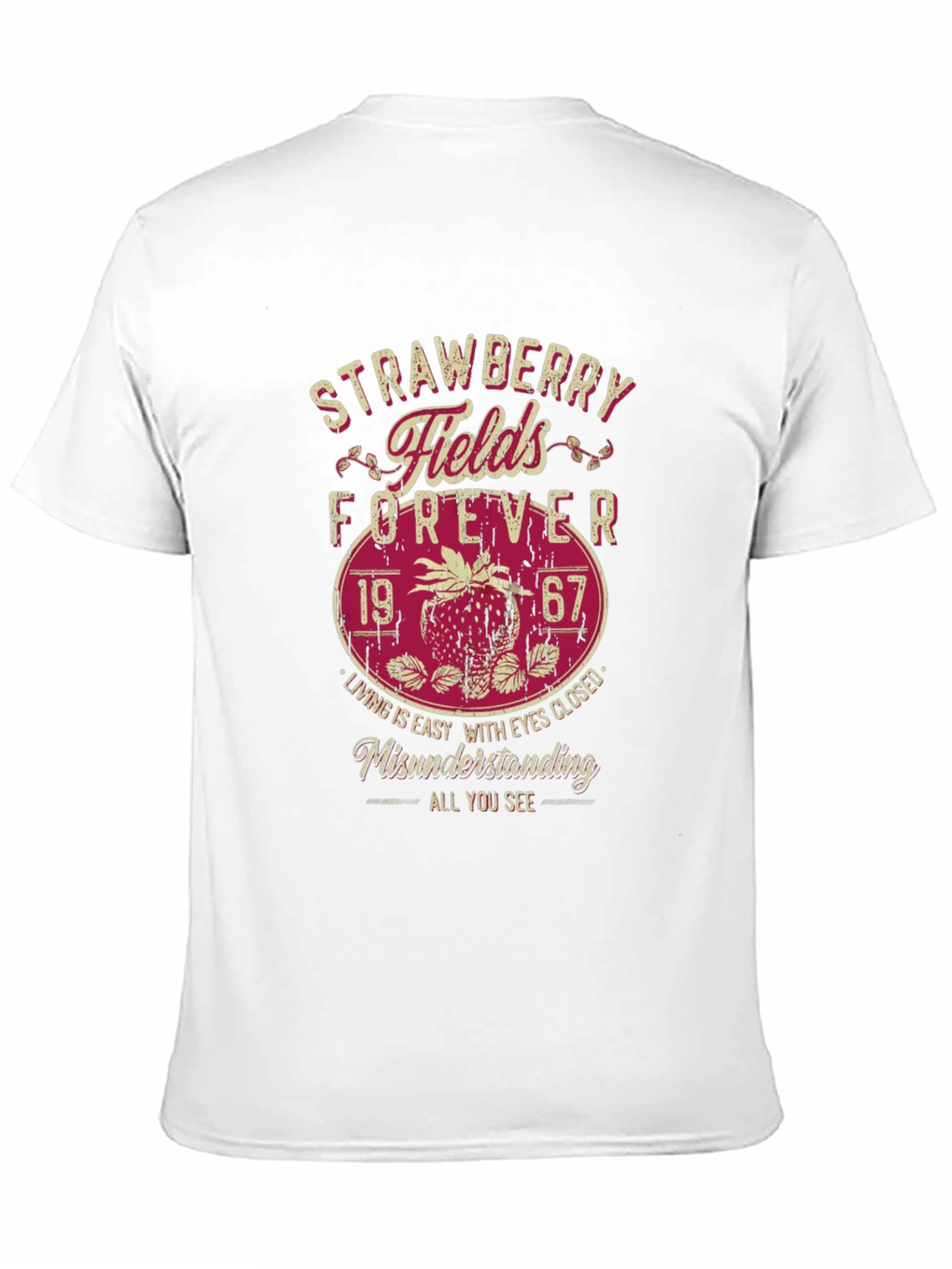 Black Strawberry Fields Forever Graphic Tee view 11