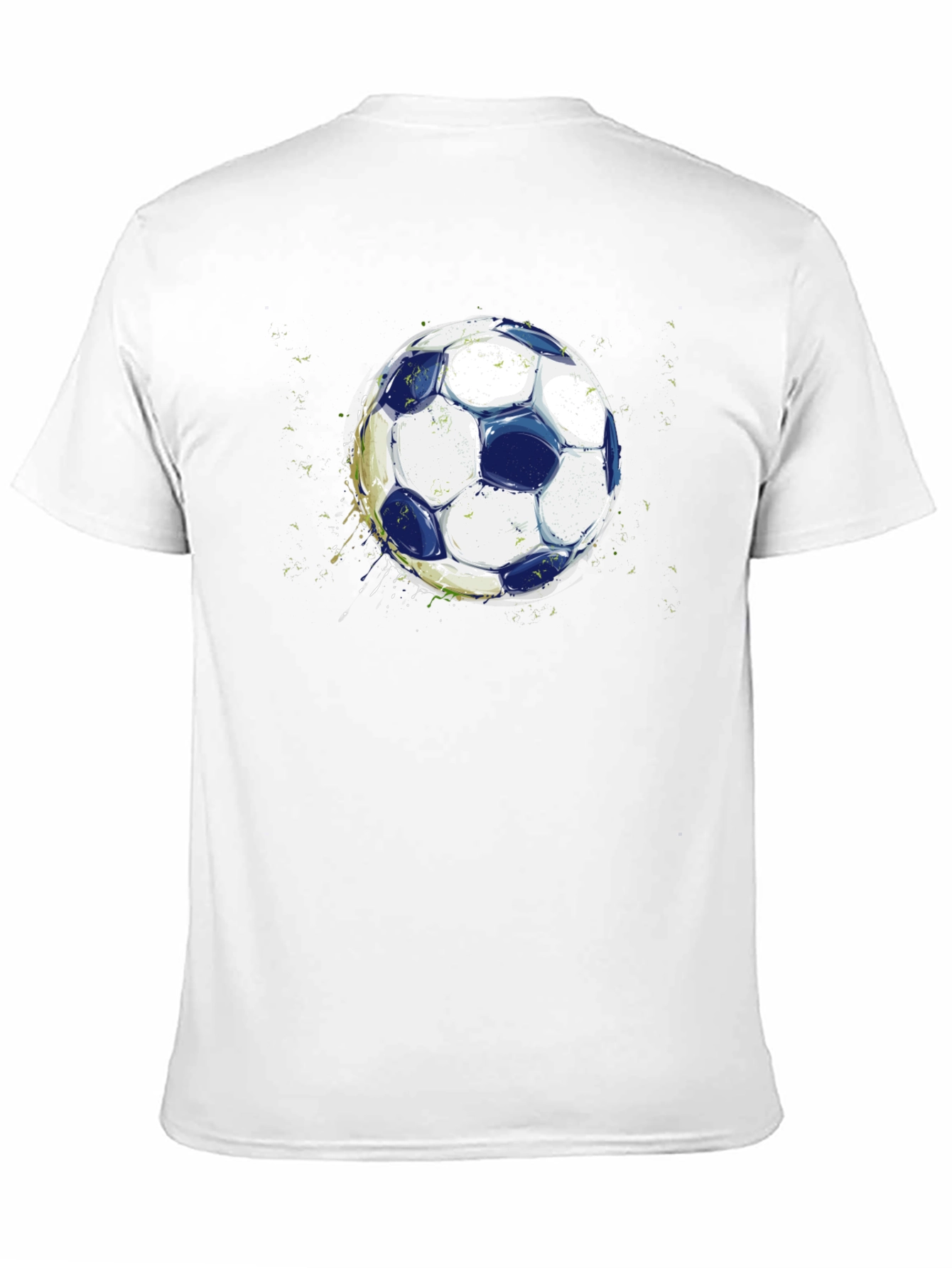 Black Soccer Ball Graphic Black T-Shirt view 11