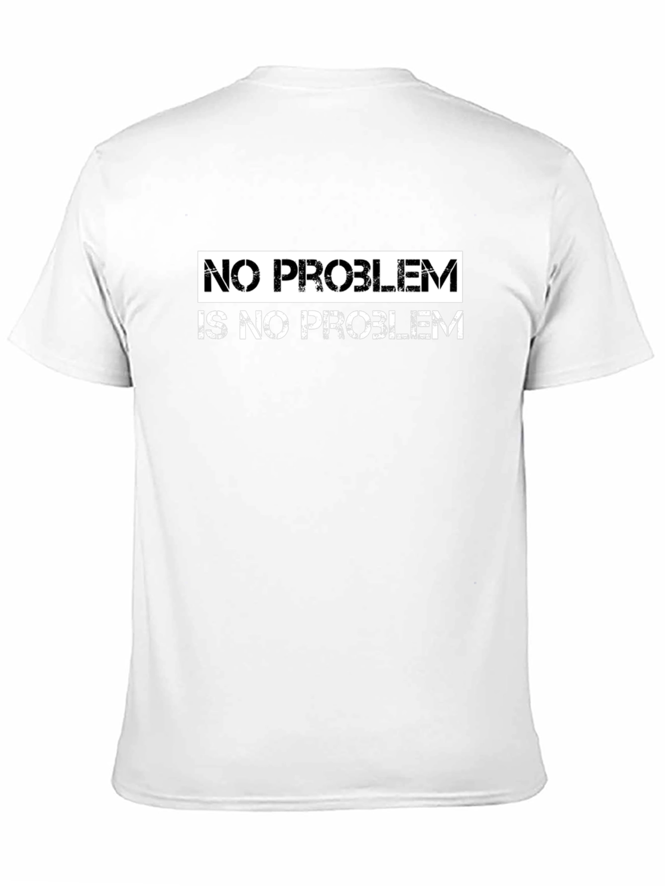 Black No Problem T-Shirt - Black Graphic Tee view 11