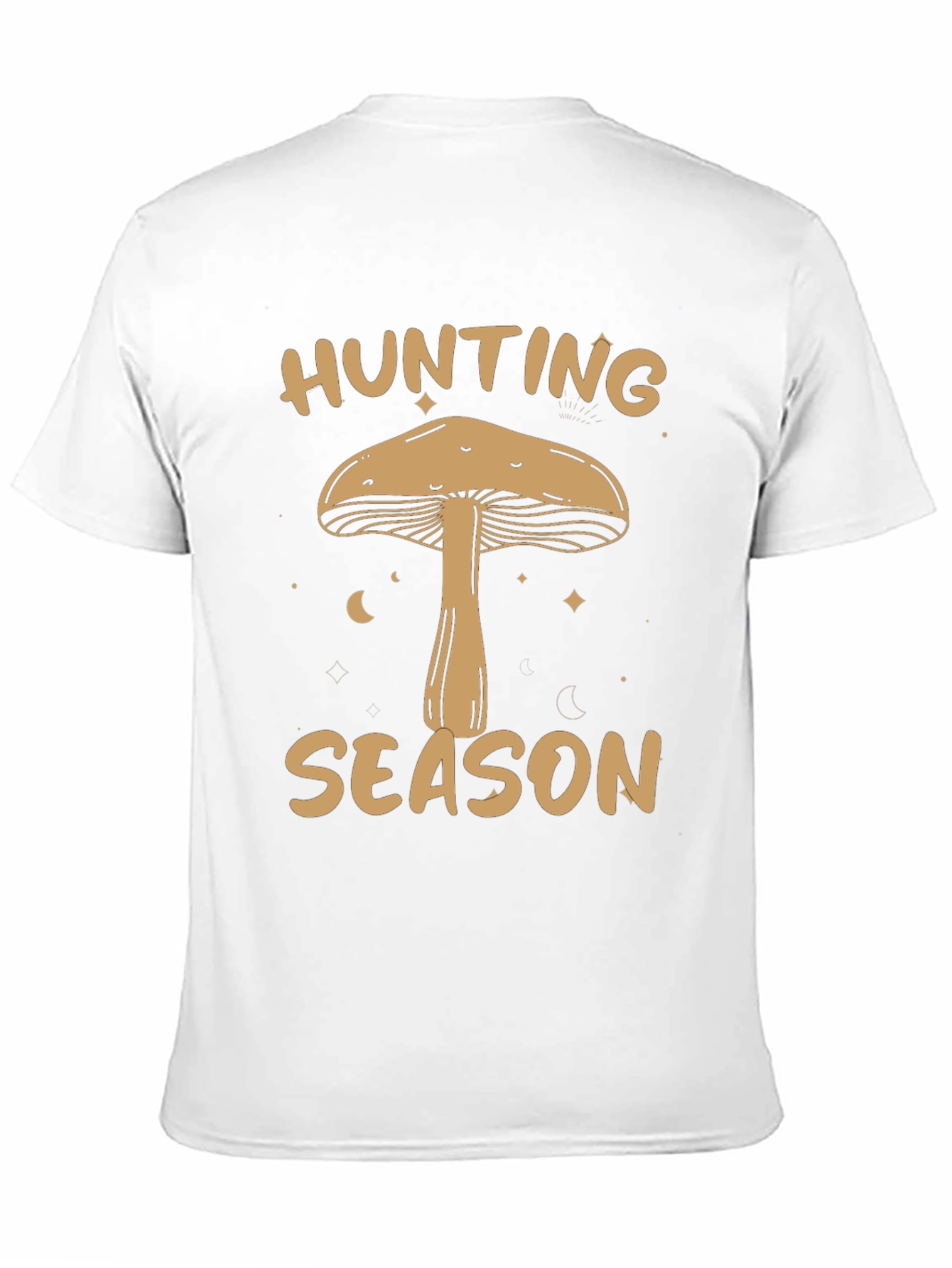 Black Mushroom Hunting Season Graphic T-Shirt view 11